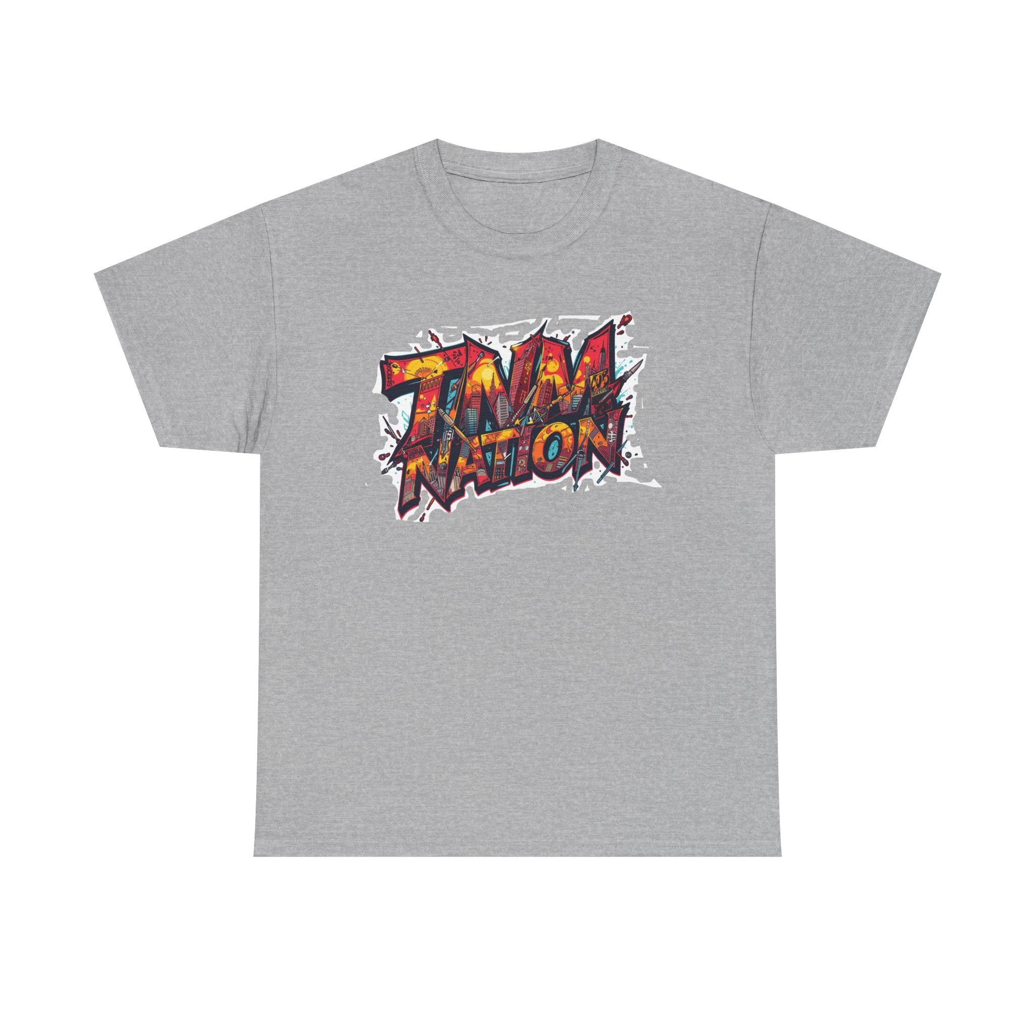 Tidal Nation Graffiti Tee - Urban Streetwear Graphic T-Shirt