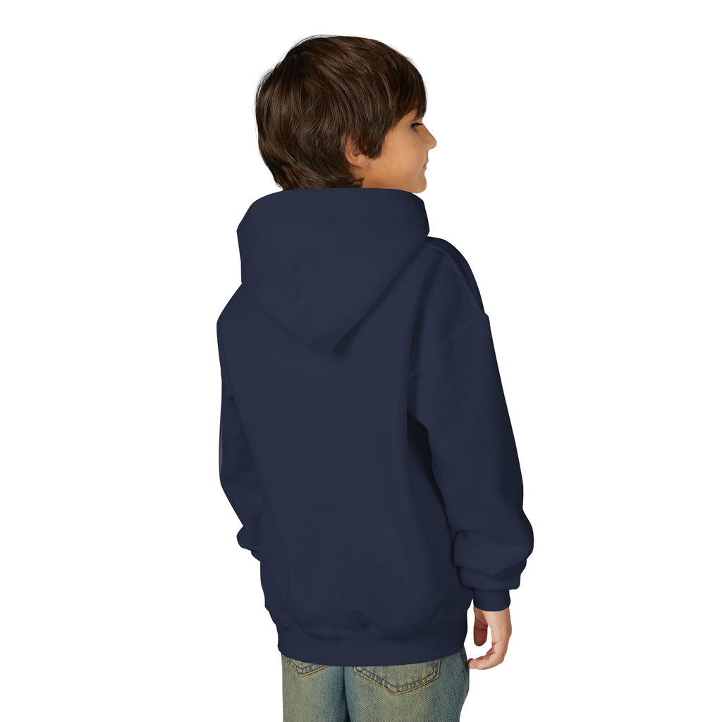 Youth Hoodie — "Why Is Everyone Rushing Me?" Colorful Comic Graphic
