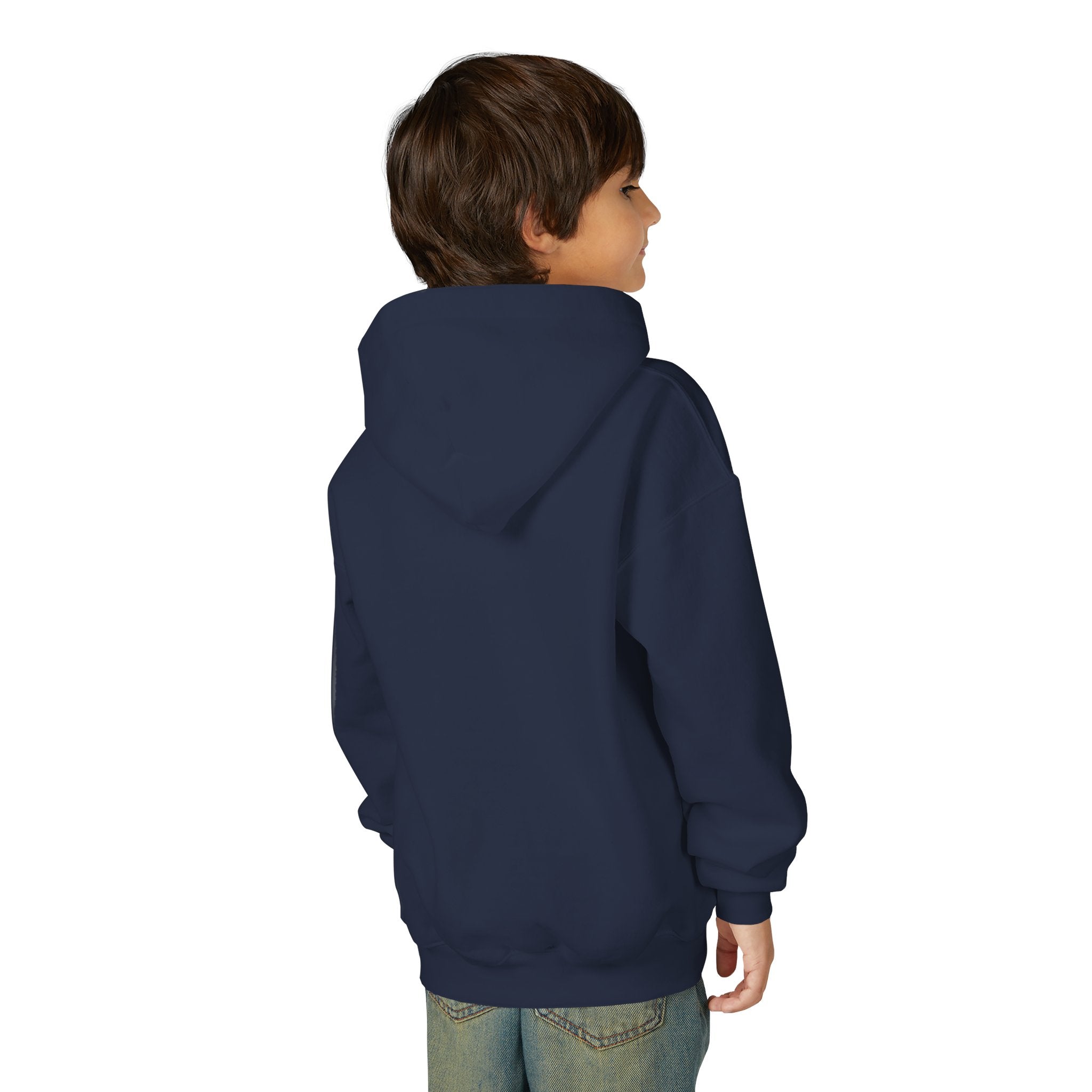 Youth Hoodie — "Why Is Everyone Rushing Me?" Colorful Comic Graphic