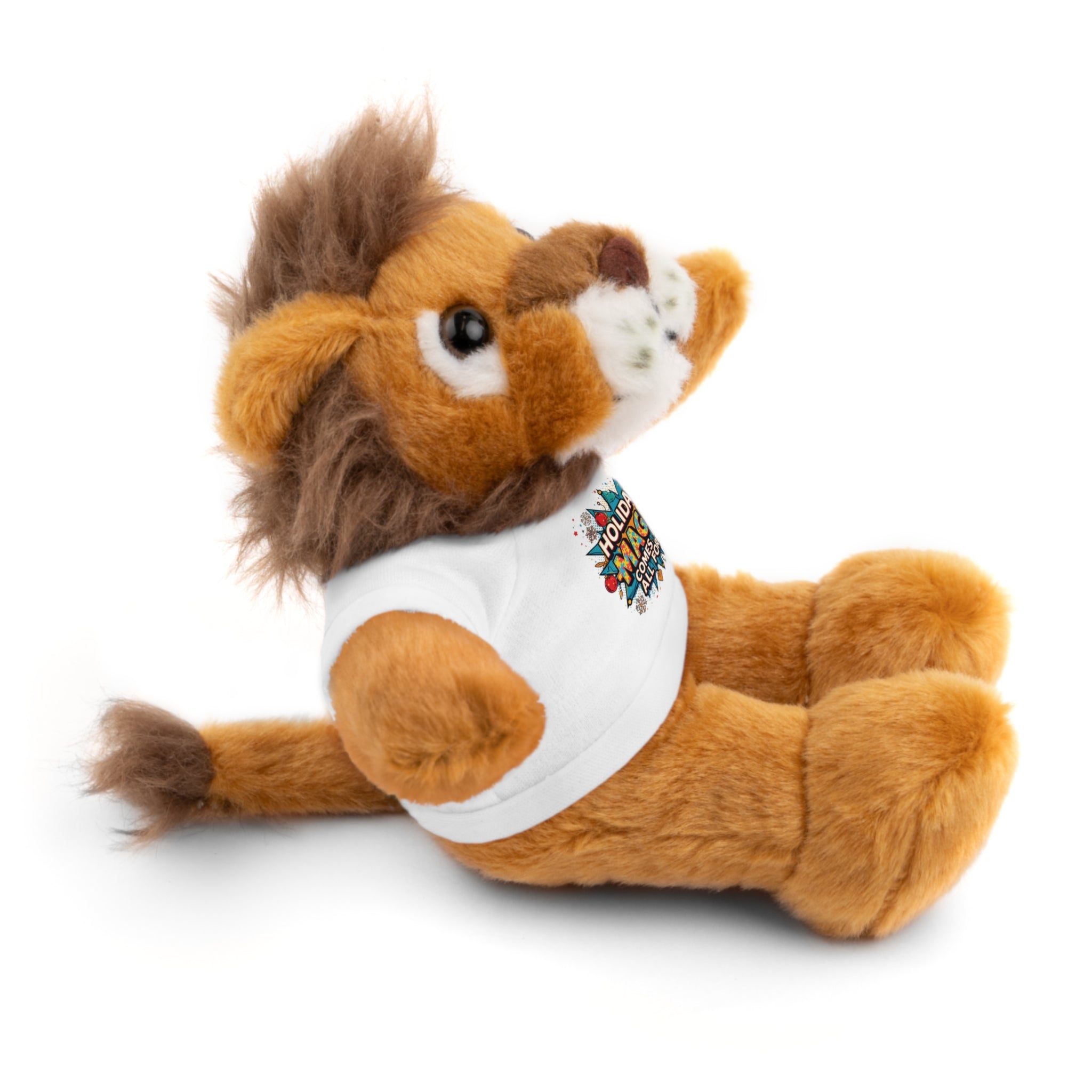 Holiday Magic Bear — Plush Teddy with 'Holiday Magic Comes in All Forms' Tee