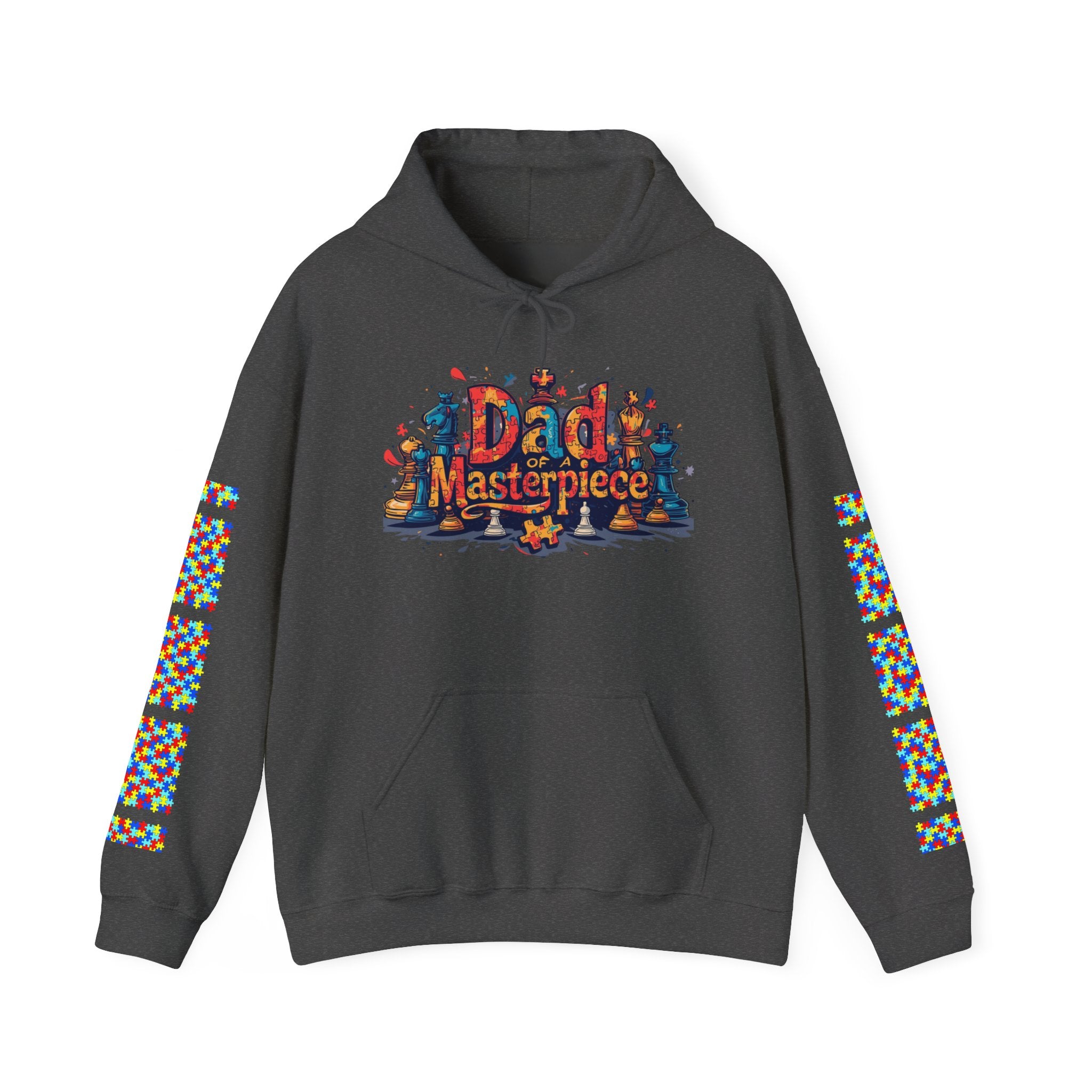 Dad Masterpiece Hoodie – Colorful Artistic Father’s Day Sweatshirt