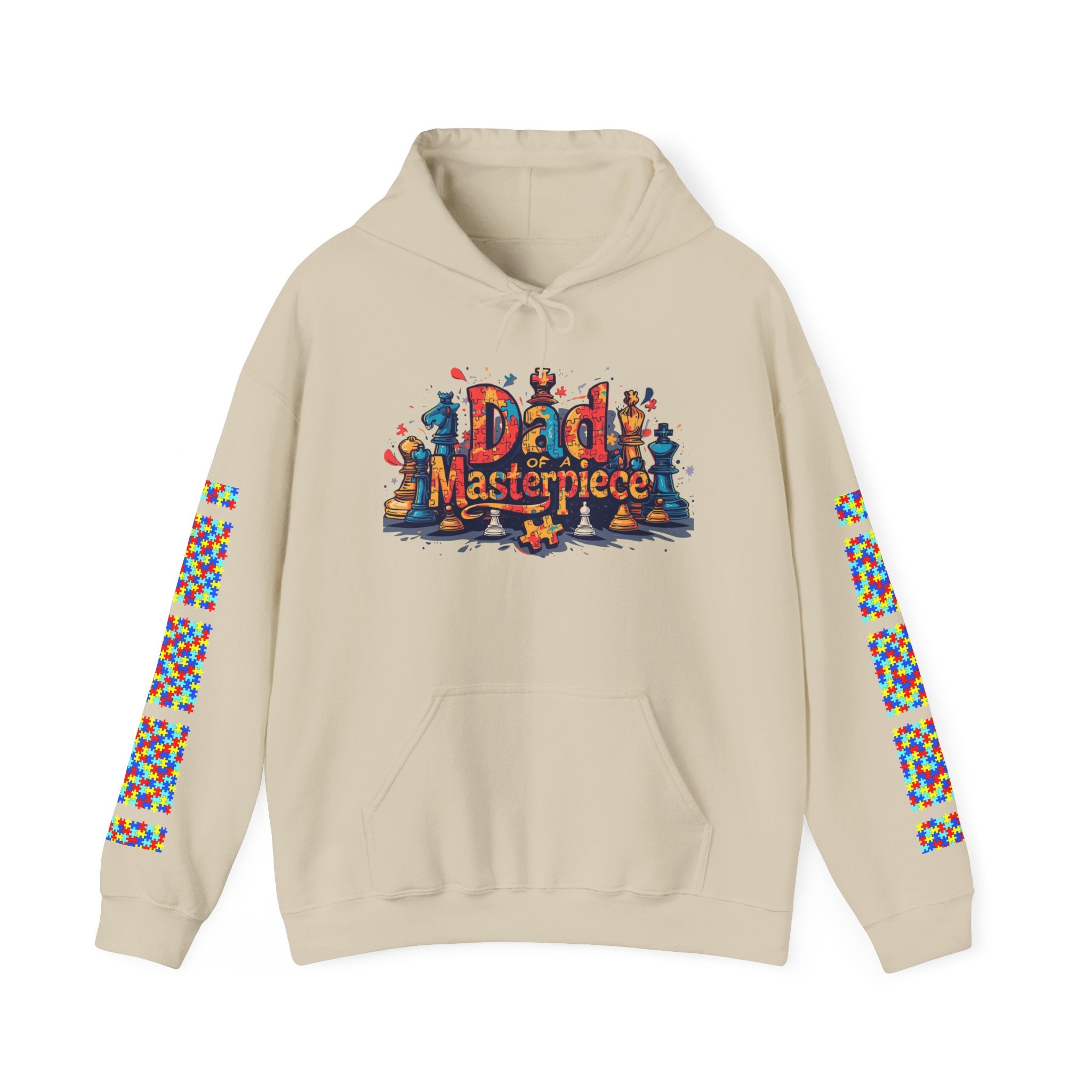 Dad Masterpiece Hoodie – Colorful Artistic Father’s Day Sweatshirt