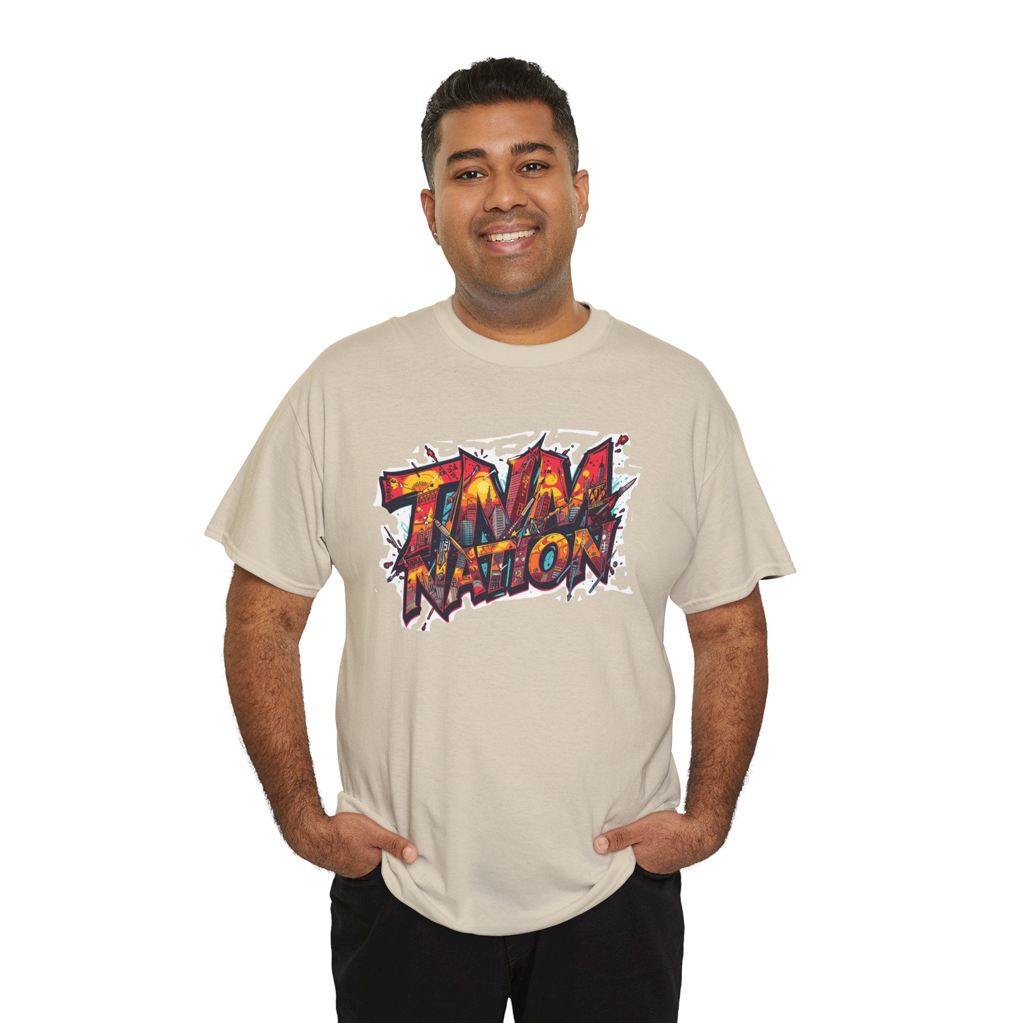 Tidal Nation Graffiti Tee - Urban Streetwear Graphic T-Shirt