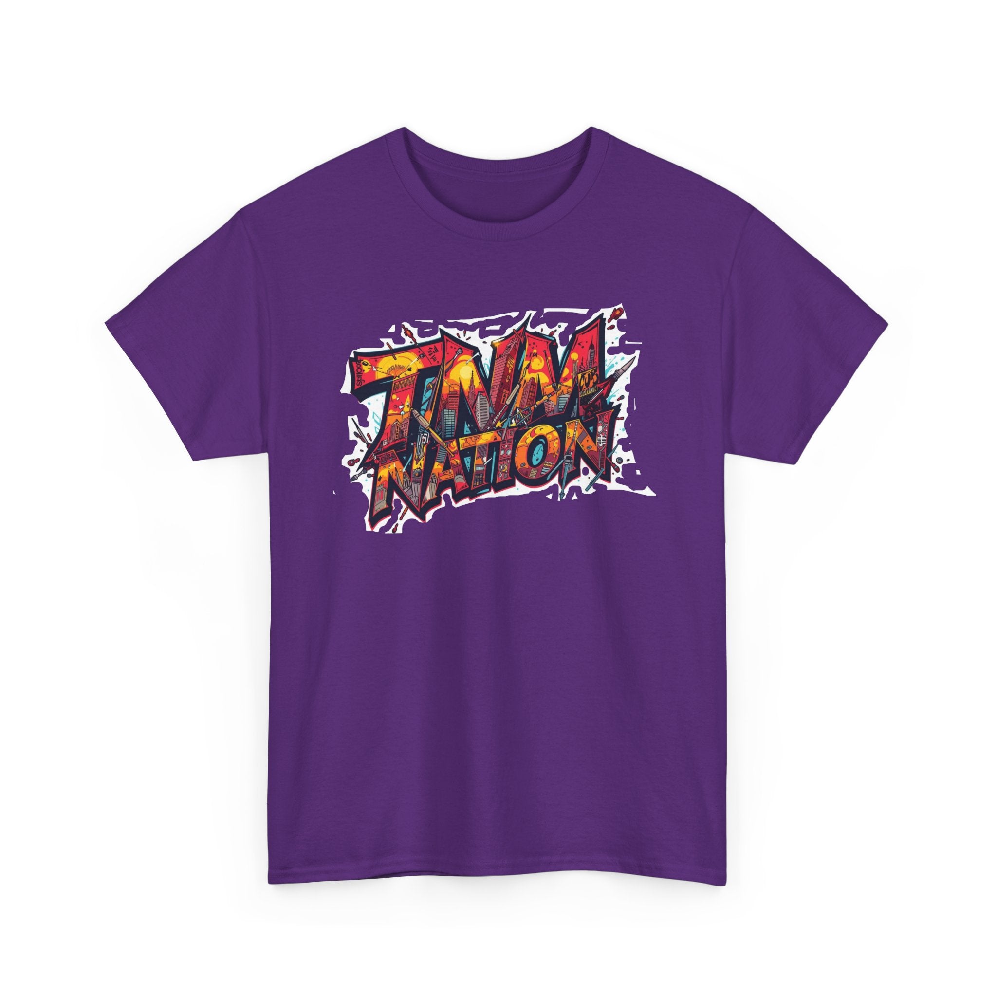 Tidal Nation Graffiti Tee - Urban Streetwear Graphic T-Shirt
