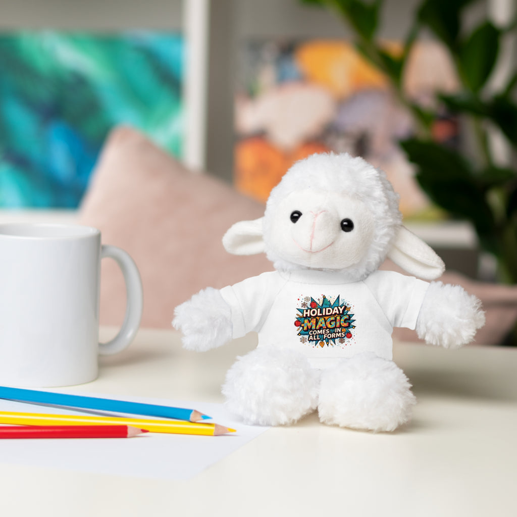 Holiday Magic Bear — Plush Teddy with 'Holiday Magic Comes in All Forms' Tee