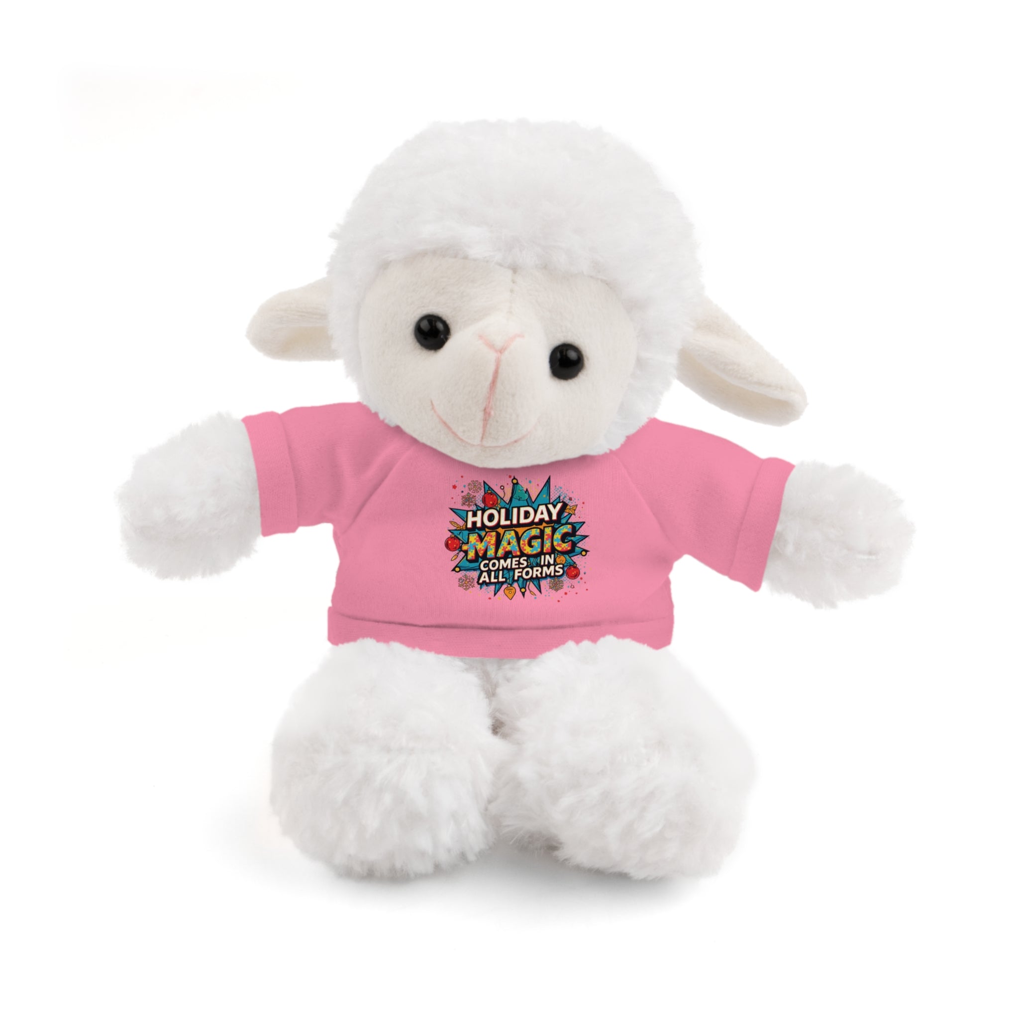 Holiday Magic Bear — Plush Teddy with 'Holiday Magic Comes in All Forms' Tee