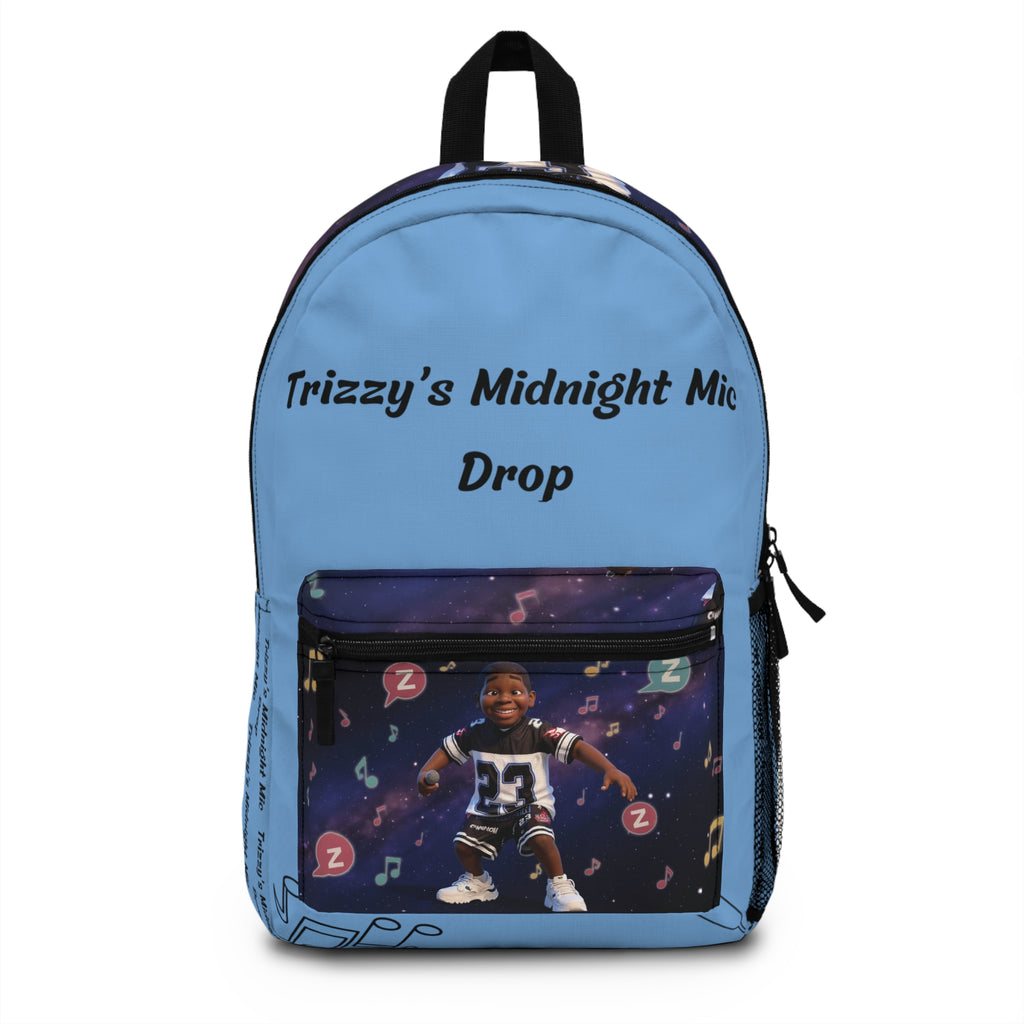 Backpack — Personalized 'Trizzy's Midnight Mic Drop' Kids Music Backpack