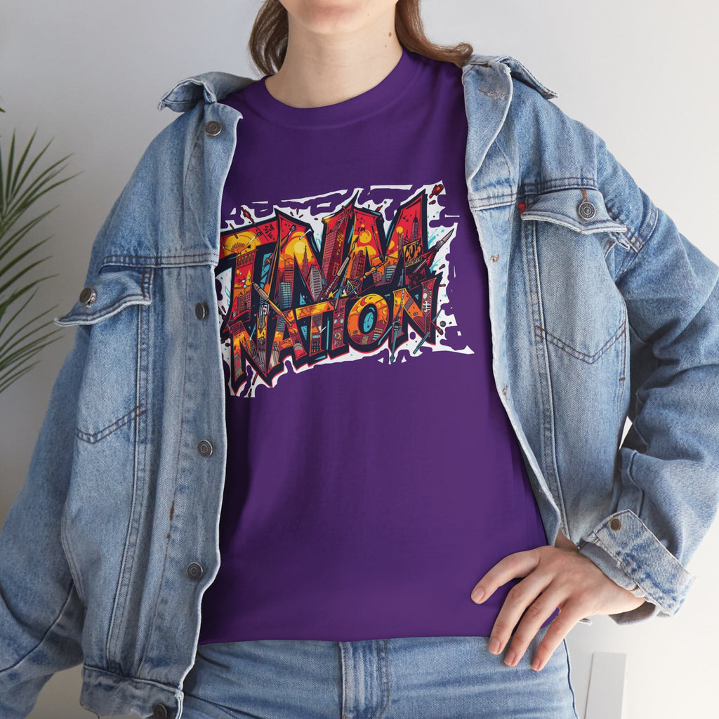 Tidal Nation Graffiti Tee - Urban Streetwear Graphic T-Shirt