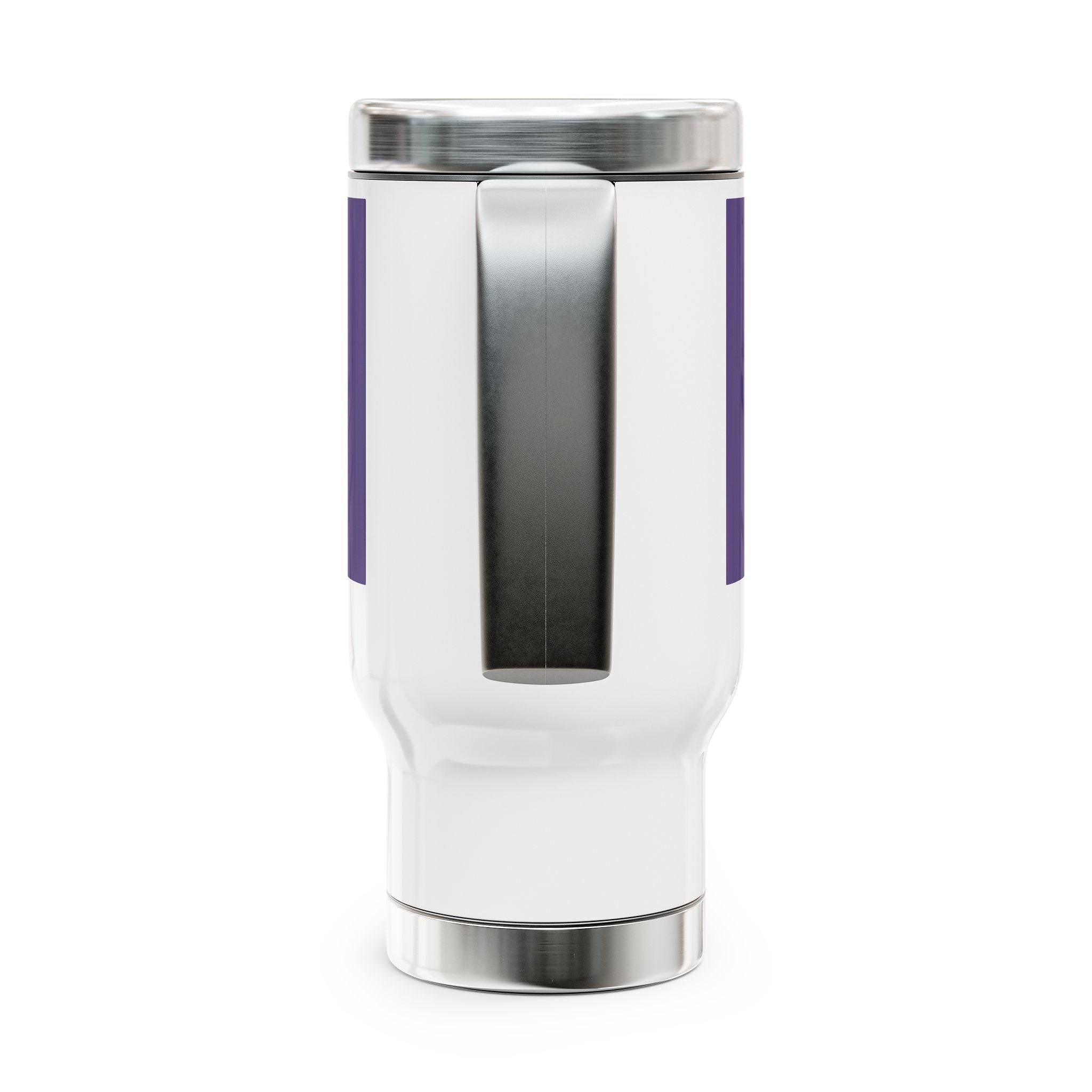 Boombox Retro Travel Mug — 14oz Stainless Steel Handle Tumbler
