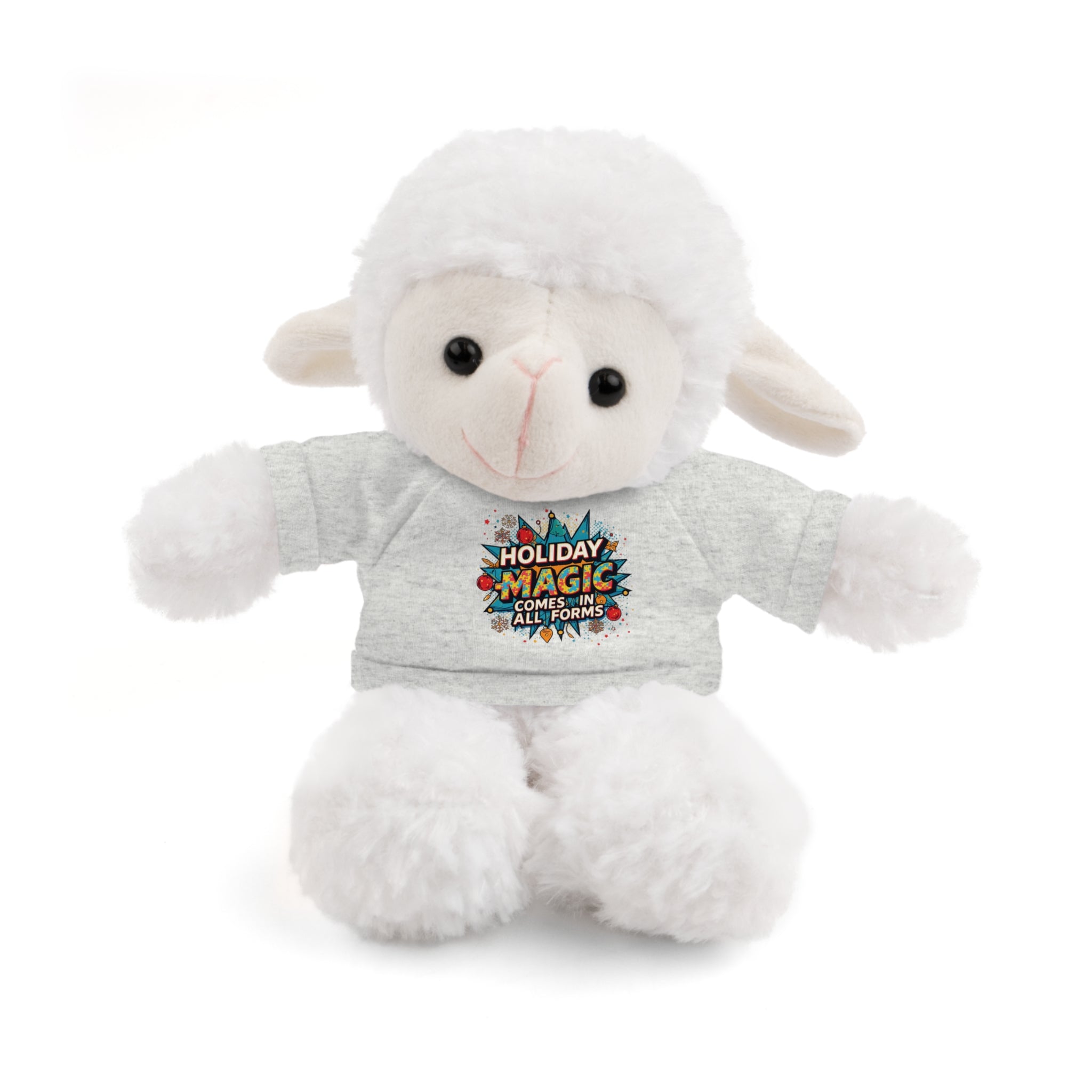 Holiday Magic Bear — Plush Teddy with 'Holiday Magic Comes in All Forms' Tee
