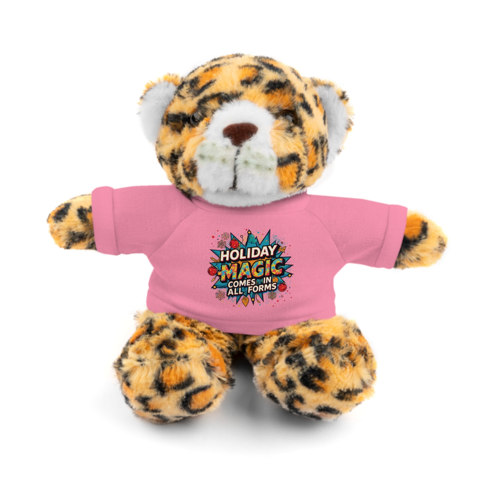 Holiday Magic Bear — Plush Teddy with 'Holiday Magic Comes in All Forms' Tee