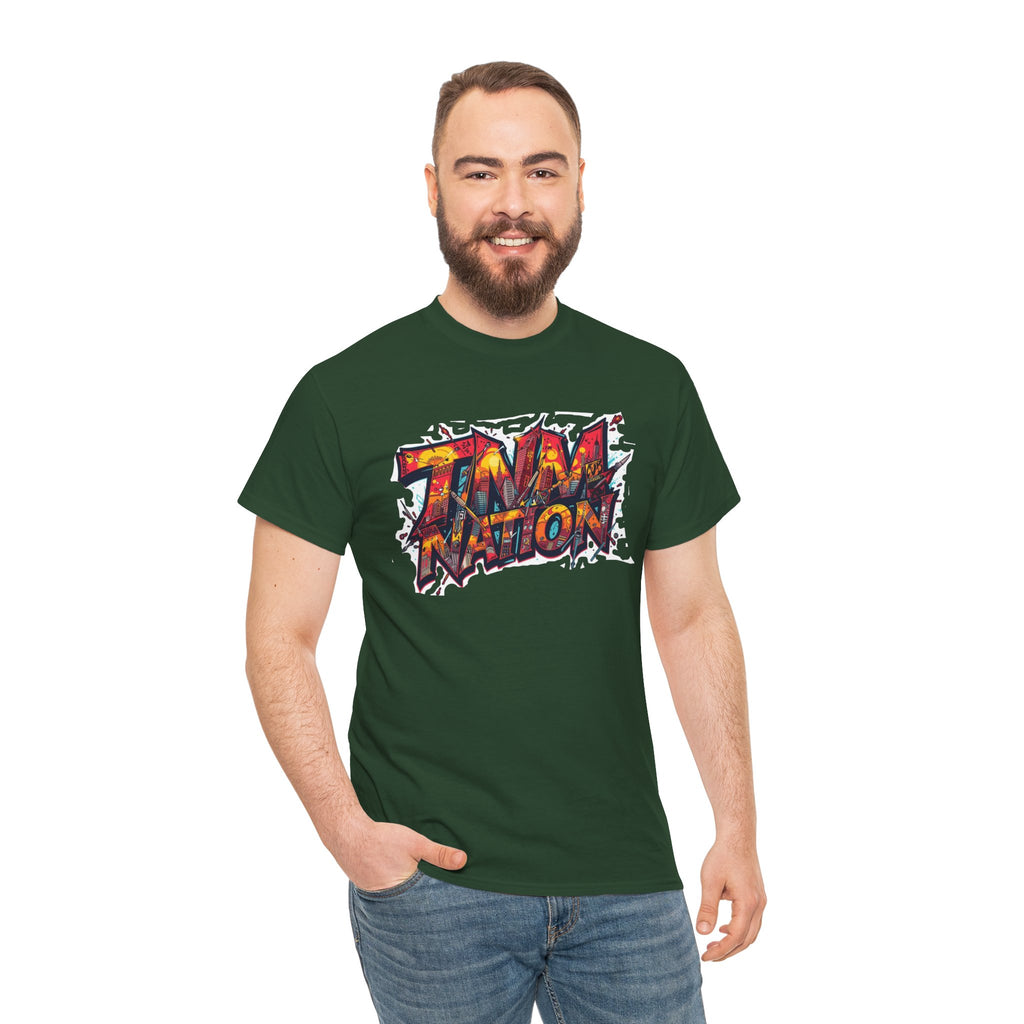 Tidal Nation Graffiti Tee - Urban Streetwear Graphic T-Shirt