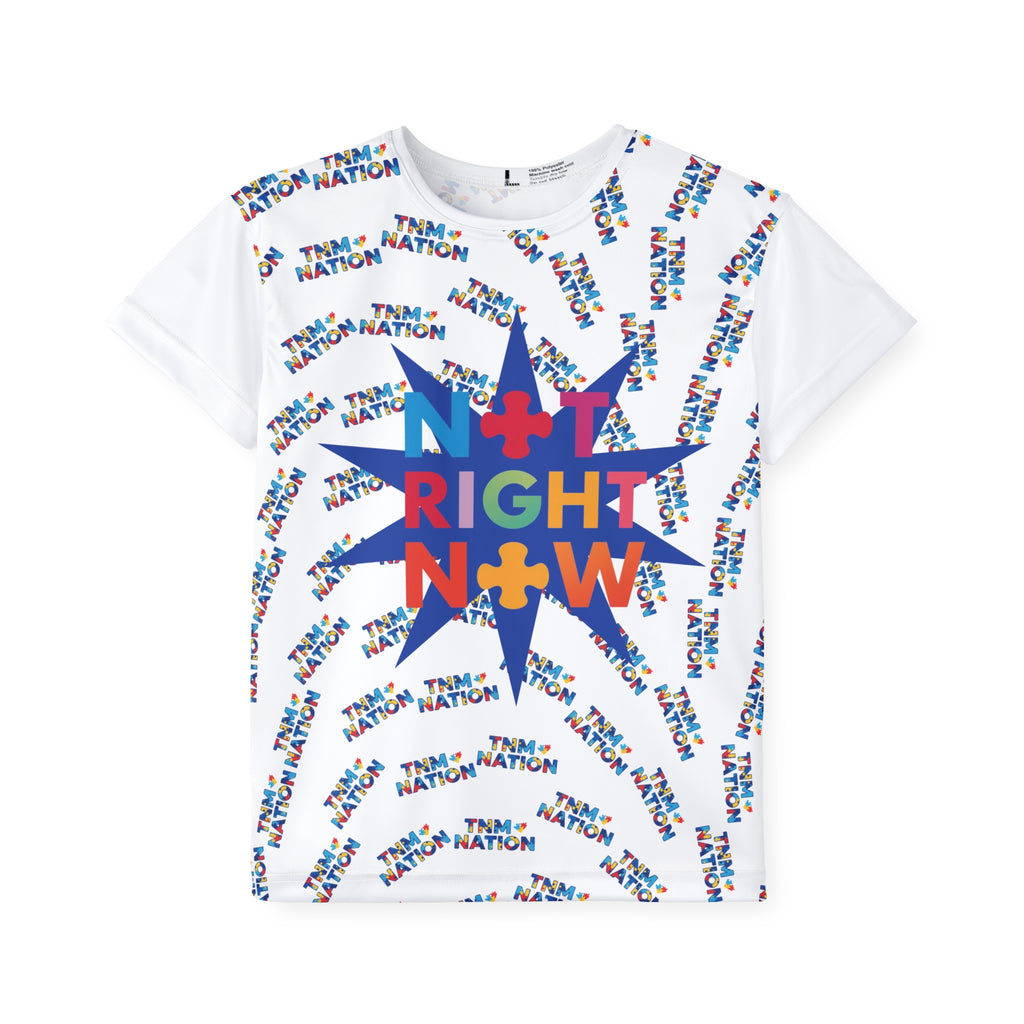 Kids Jersey — 'Not Right Now' Puzzle Logo All-Over Print