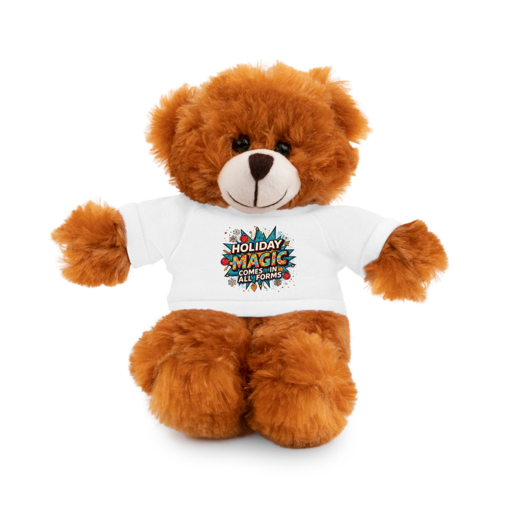 Holiday Magic Bear — Plush Teddy with 'Holiday Magic Comes in All Forms' Tee