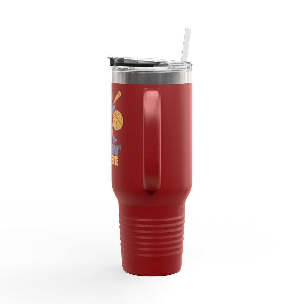 Autism Athlete 40oz Insulated Travel Mug — Sports Awareness Tumbler
