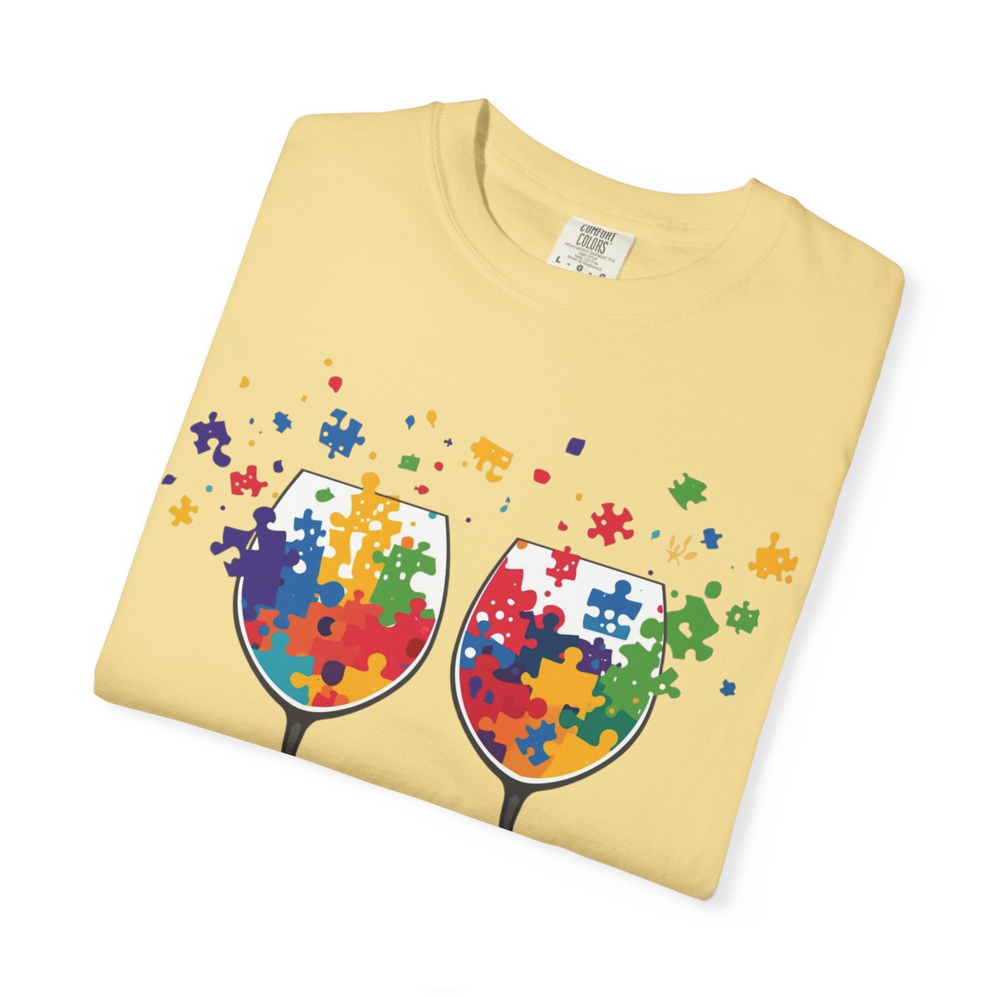 New Year’s Day Puzzle Wine T-Shirt