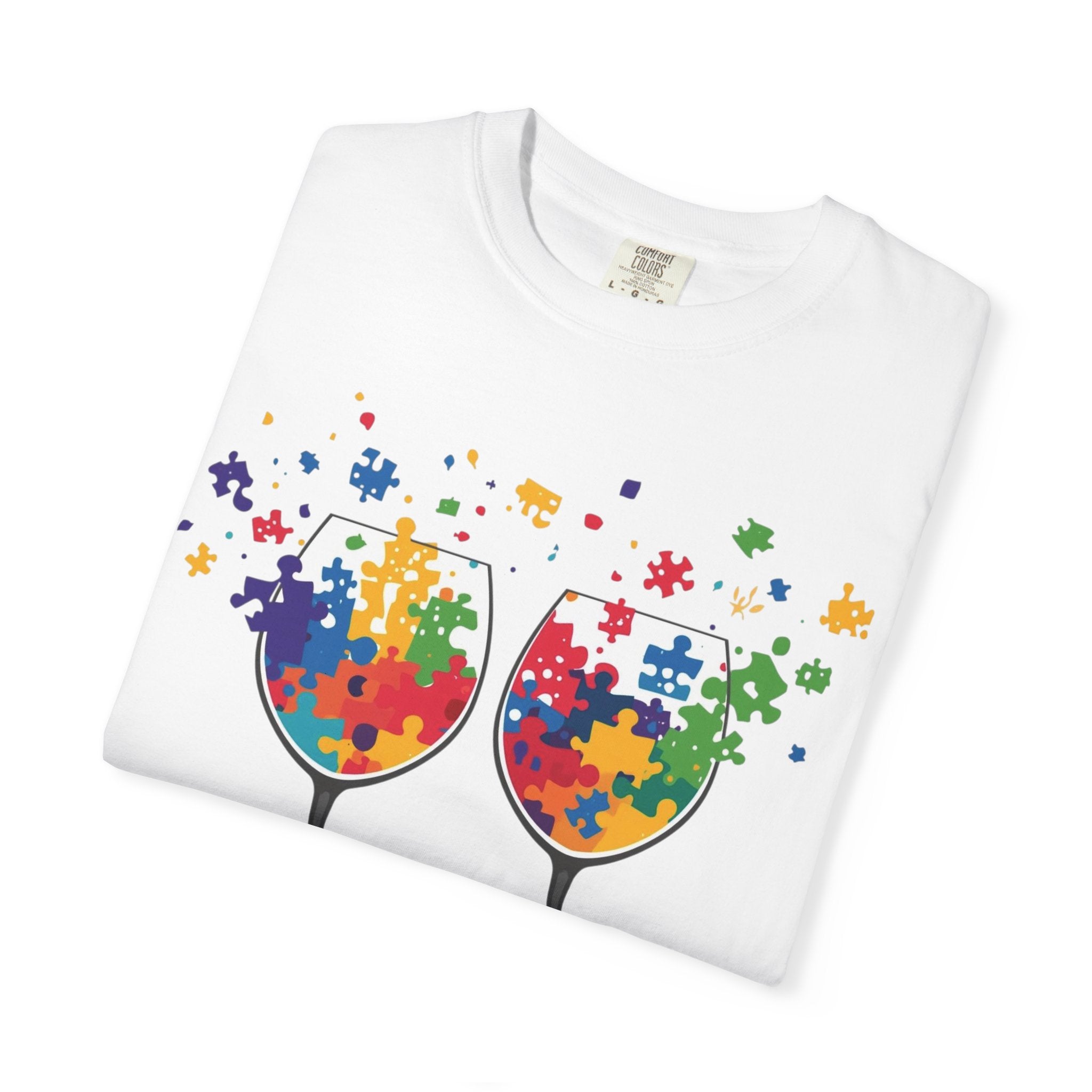 New Year’s Day Puzzle Wine T-Shirt