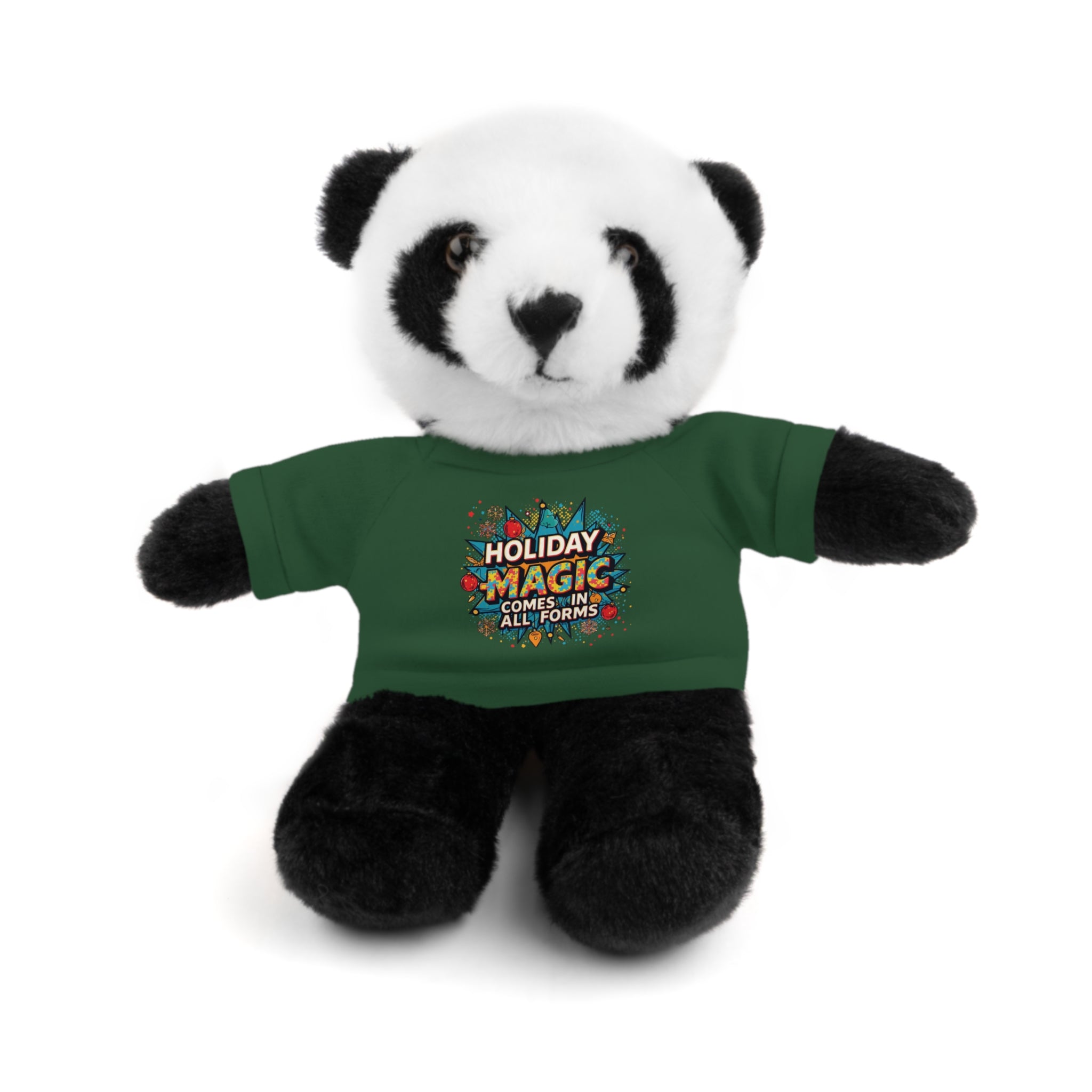 Holiday Magic Bear — Plush Teddy with 'Holiday Magic Comes in All Forms' Tee