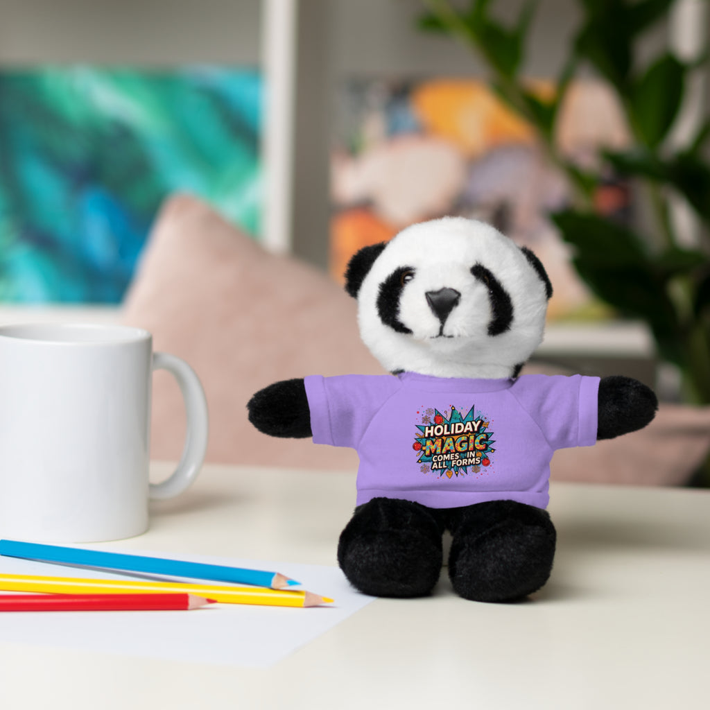 Holiday Magic Bear — Plush Teddy with 'Holiday Magic Comes in All Forms' Tee