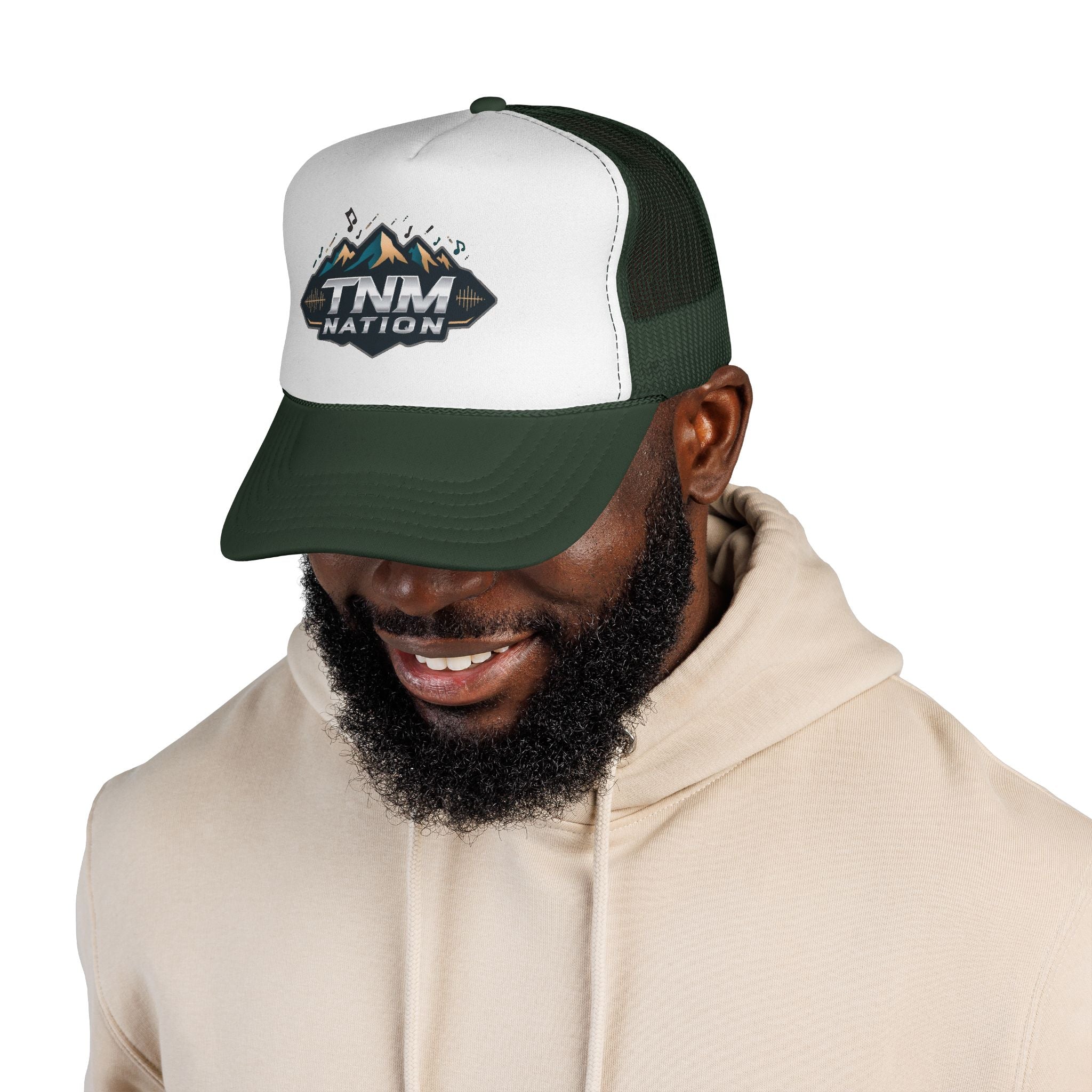 TNM Nation Trucker Cap — Adventure Mountain Logo Mesh Hat