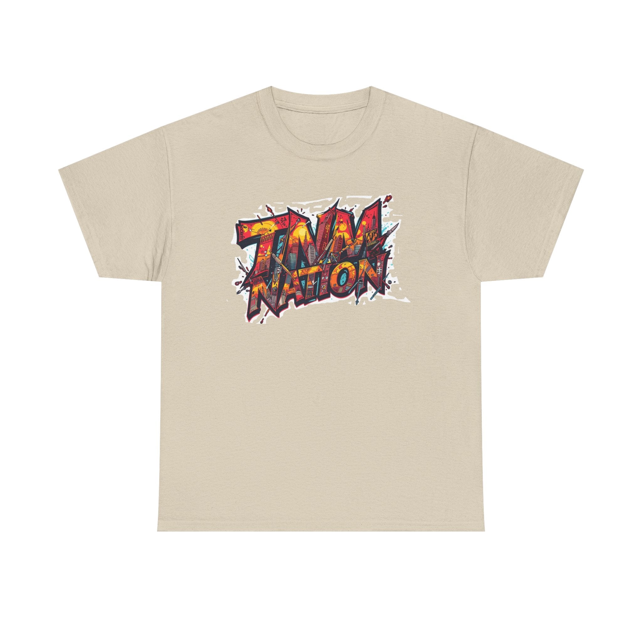 Tidal Nation Graffiti Tee - Urban Streetwear Graphic T-Shirt