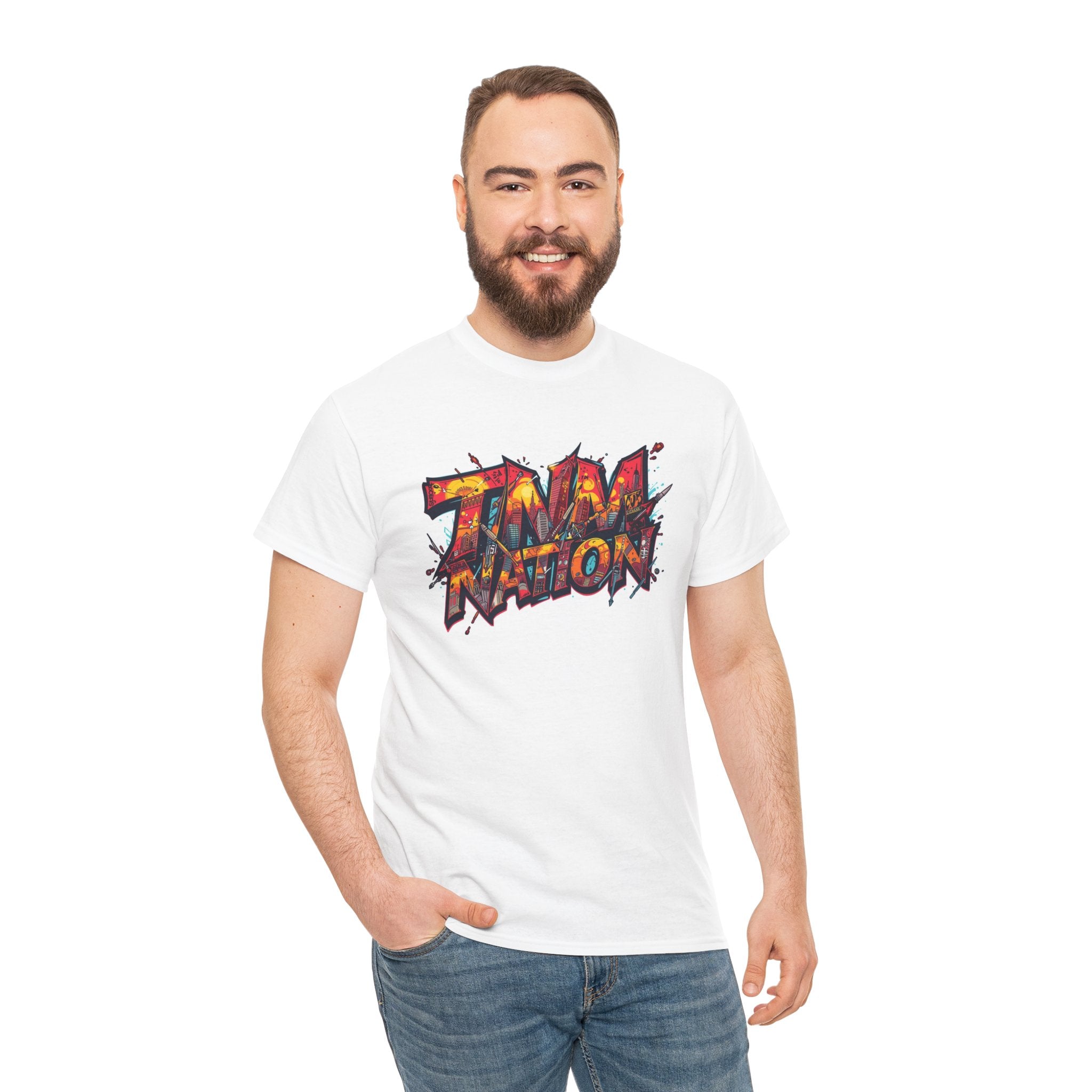Tidal Nation Graffiti Tee - Urban Streetwear Graphic T-Shirt