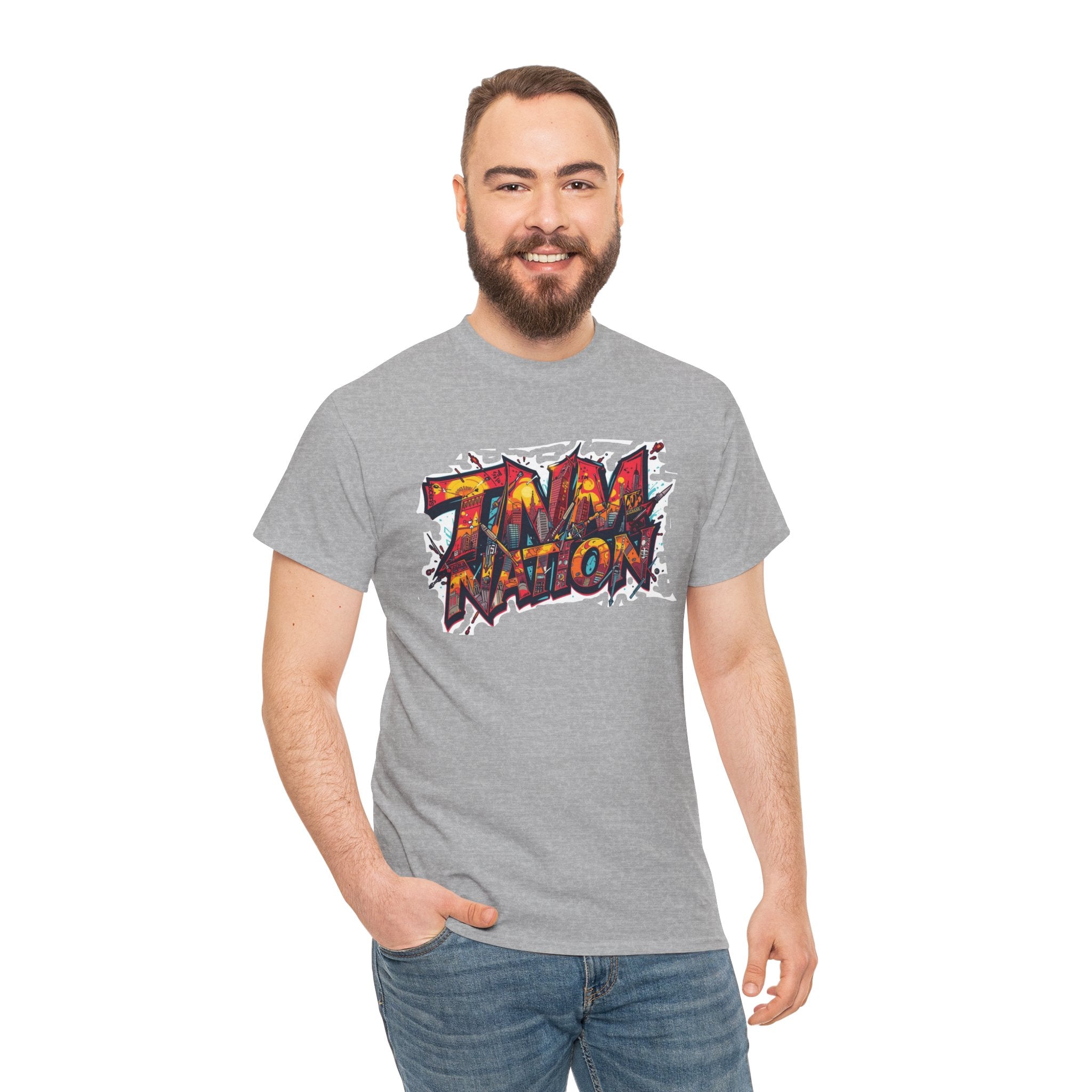 Tidal Nation Graffiti Tee - Urban Streetwear Graphic T-Shirt