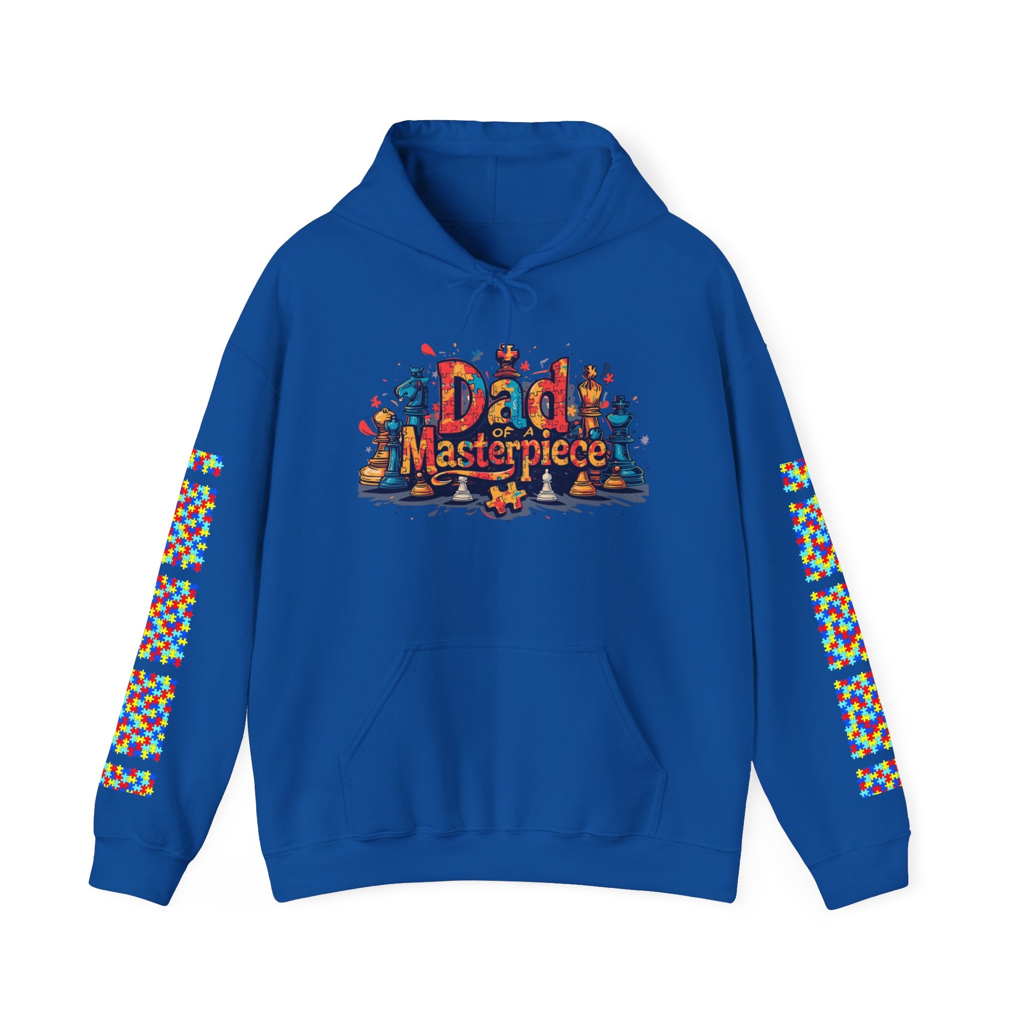 Dad Masterpiece Hoodie – Colorful Artistic Father’s Day Sweatshirt