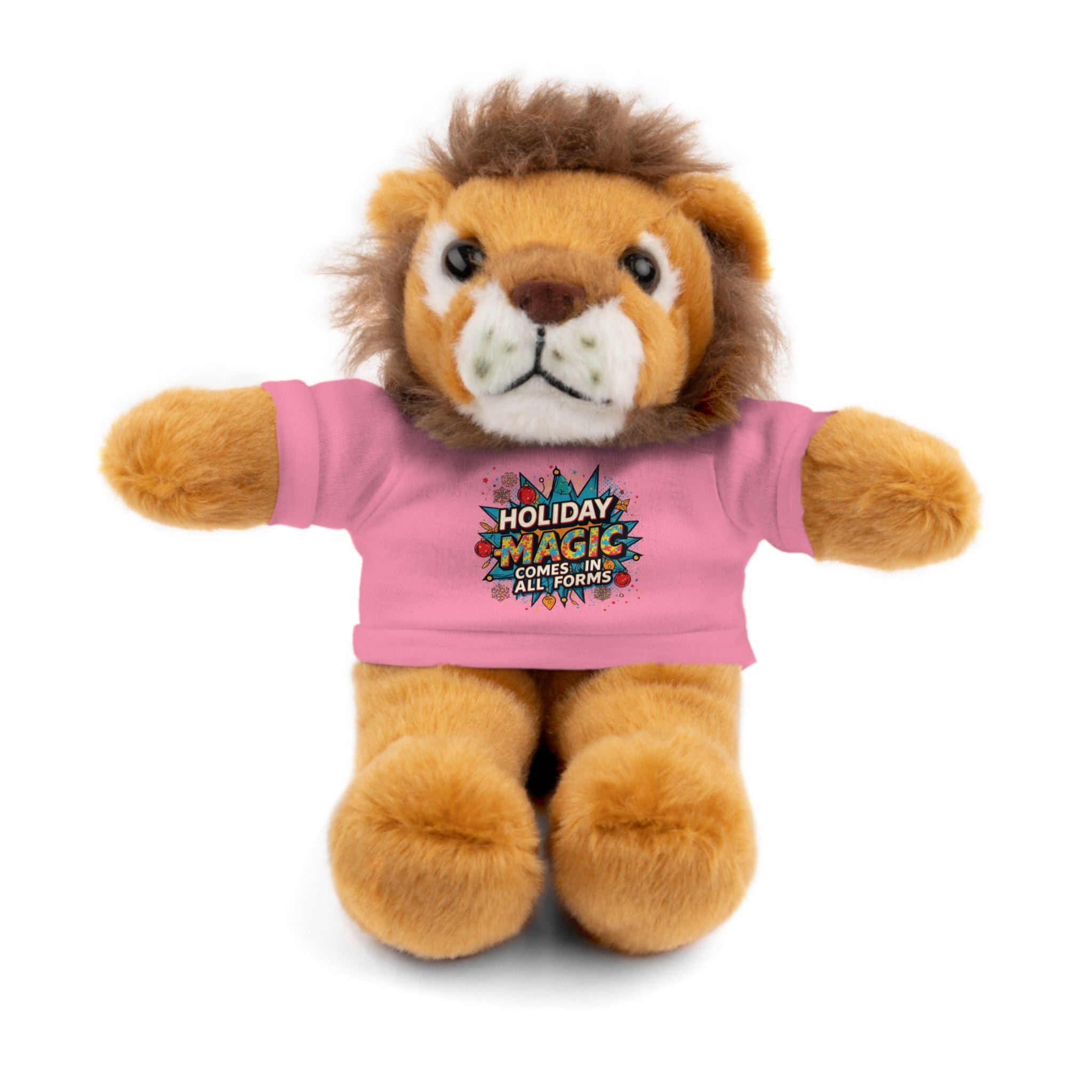 Holiday Magic Bear — Plush Teddy with 'Holiday Magic Comes in All Forms' Tee