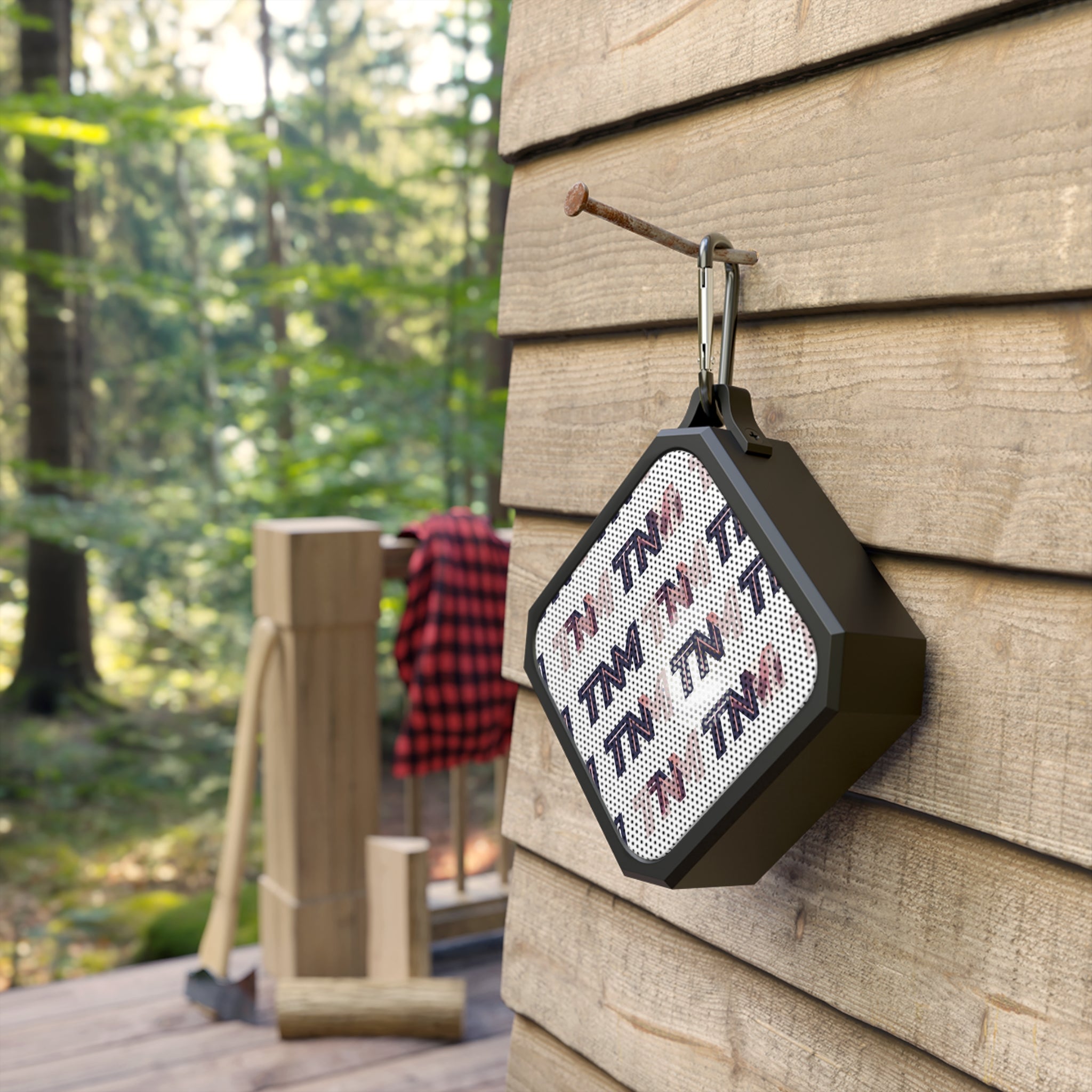 Outdoor Bluetooth Speaker - Rugged TNM Logo Portable Waterproof Speaker