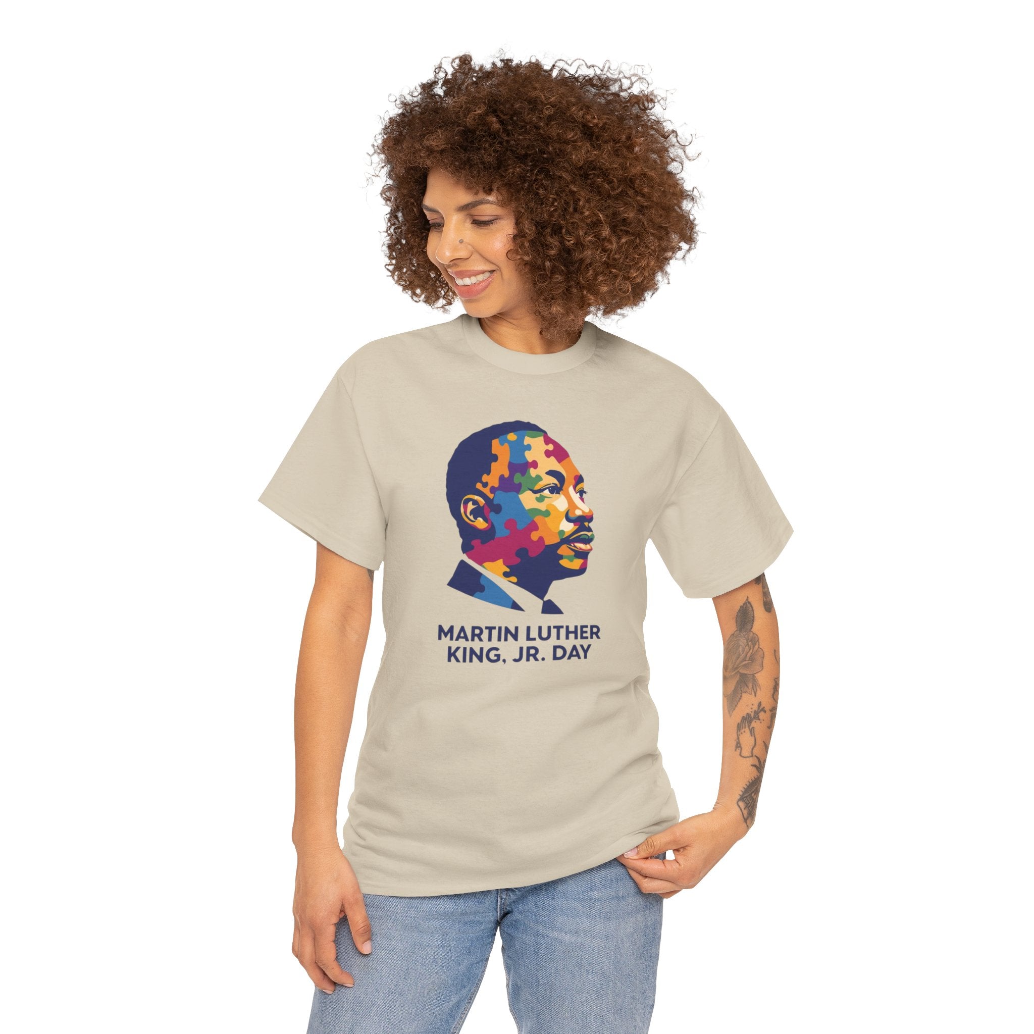 MLK Day Meets Autism T‑Shirt
