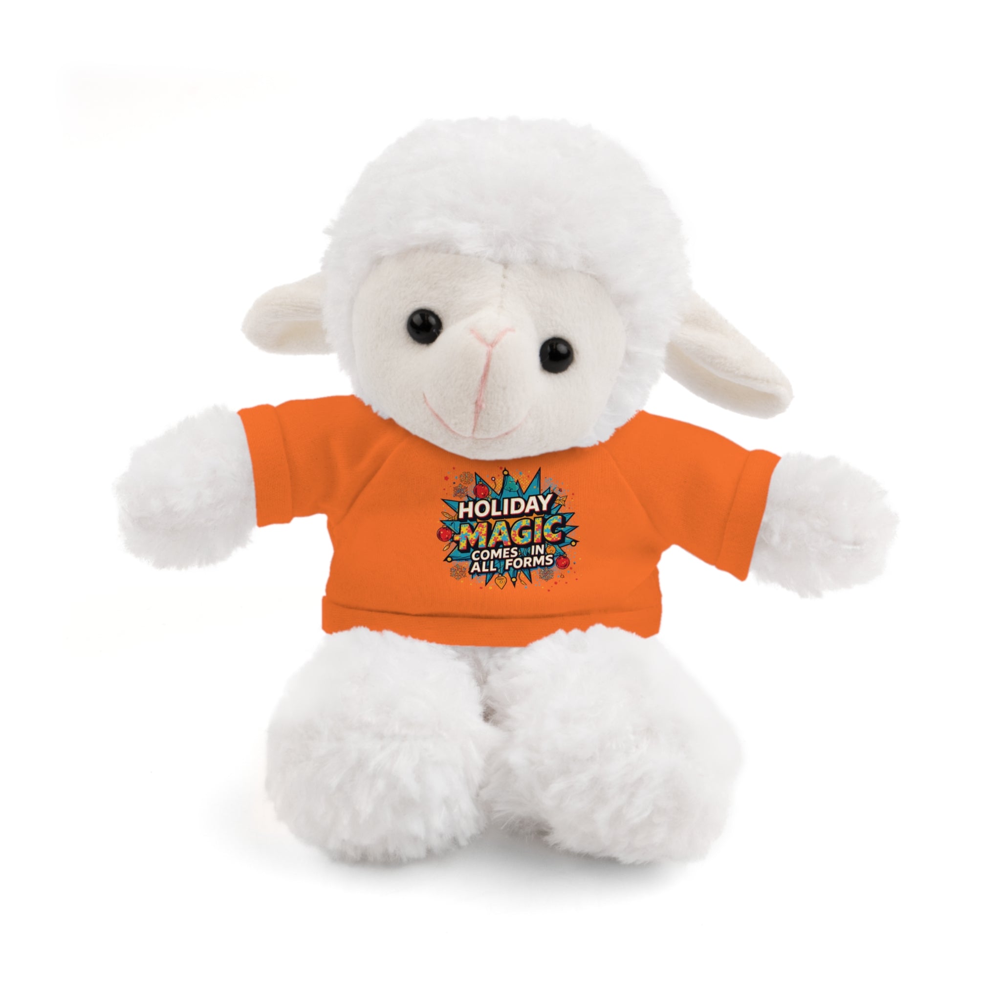 Holiday Magic Bear — Plush Teddy with 'Holiday Magic Comes in All Forms' Tee