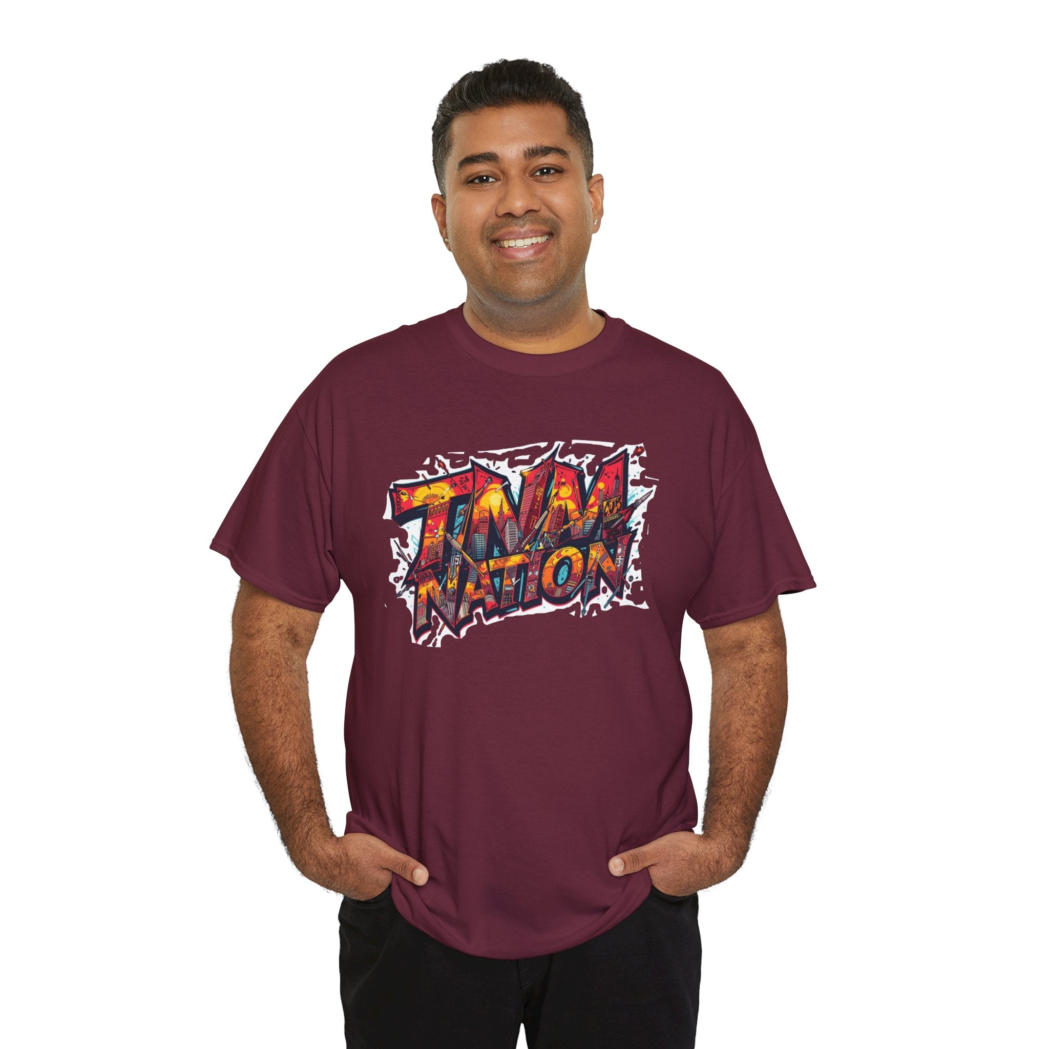 Tidal Nation Graffiti Tee - Urban Streetwear Graphic T-Shirt