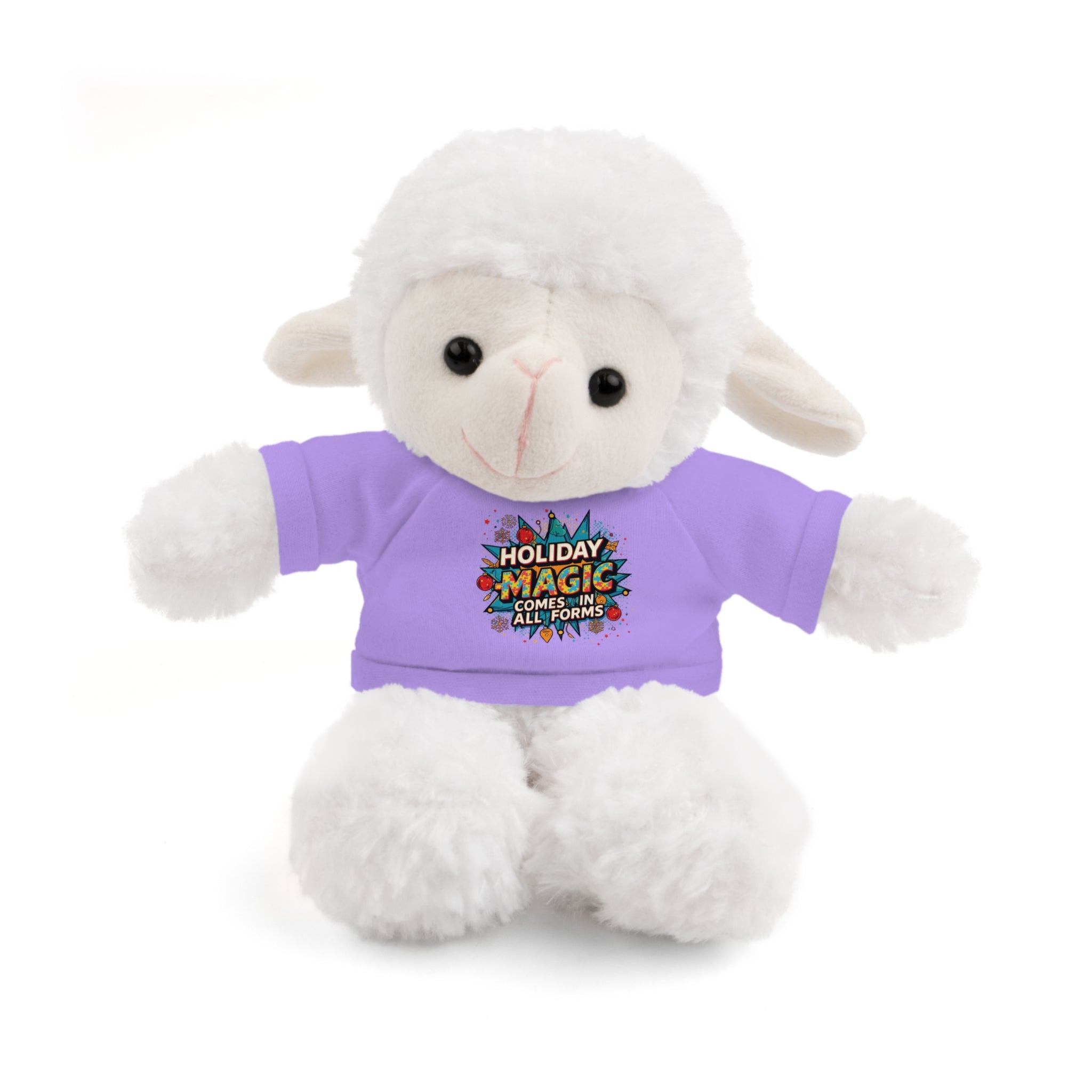 Holiday Magic Bear — Plush Teddy with 'Holiday Magic Comes in All Forms' Tee