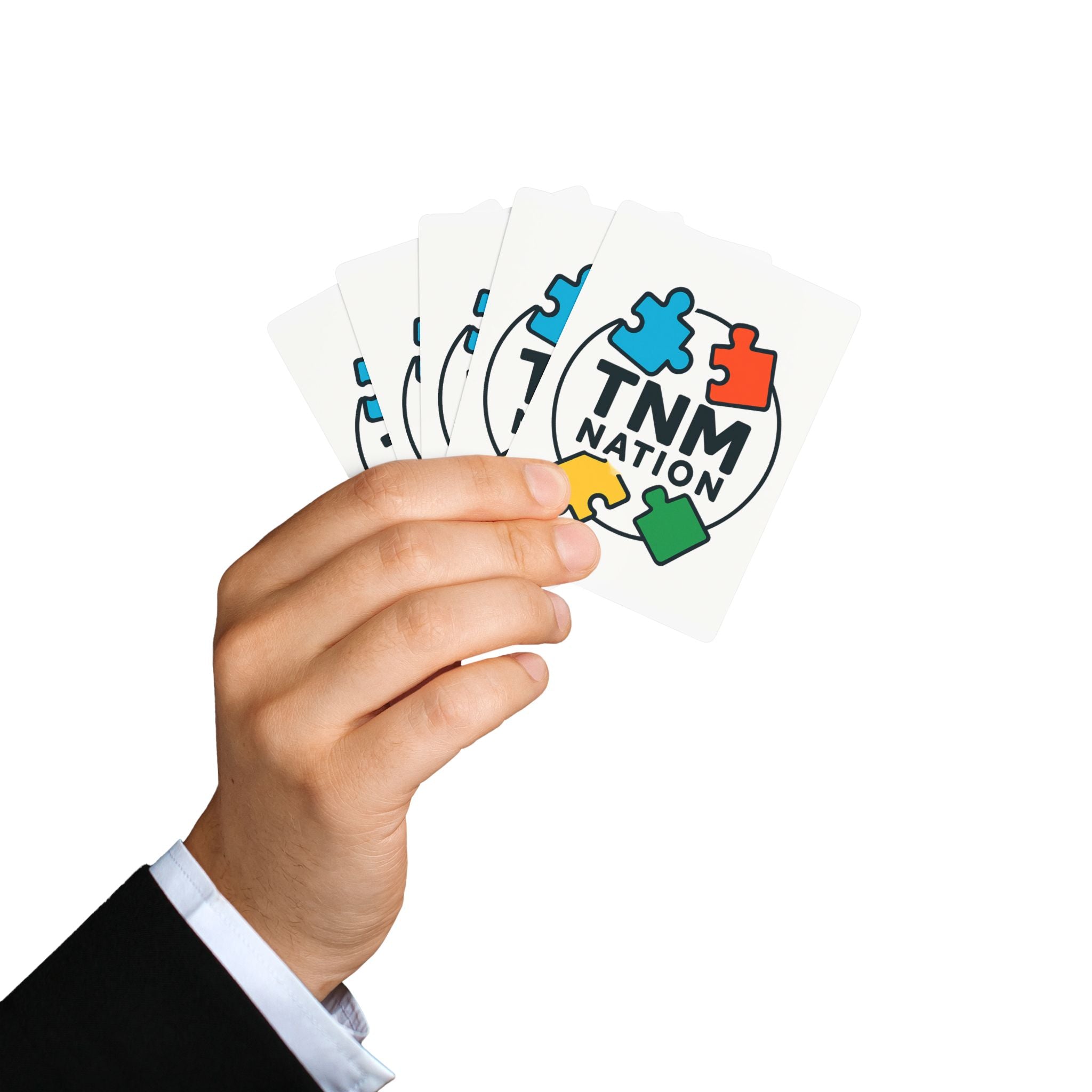 Custom TNM Nation Poker Playing Cards — Classic Ace Spade Design