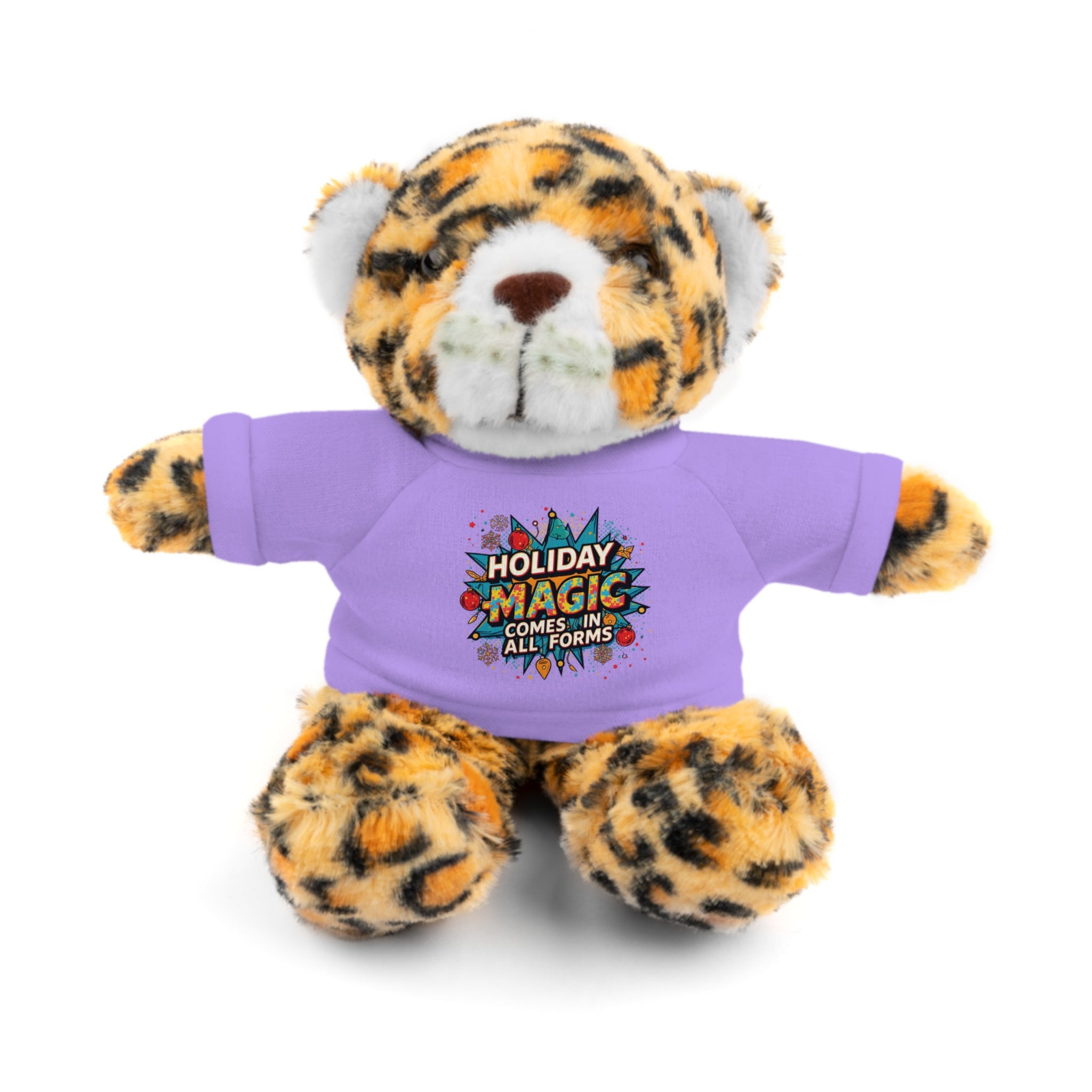 Holiday Magic Bear — Plush Teddy with 'Holiday Magic Comes in All Forms' Tee