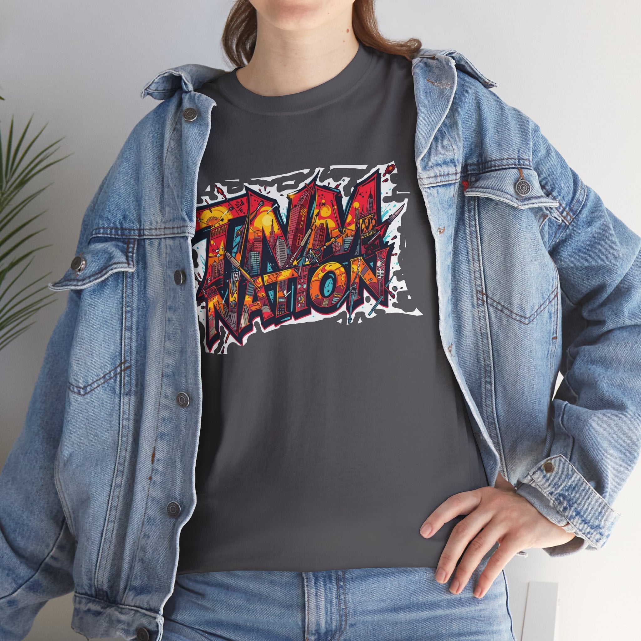 Tidal Nation Graffiti Tee - Urban Streetwear Graphic T-Shirt