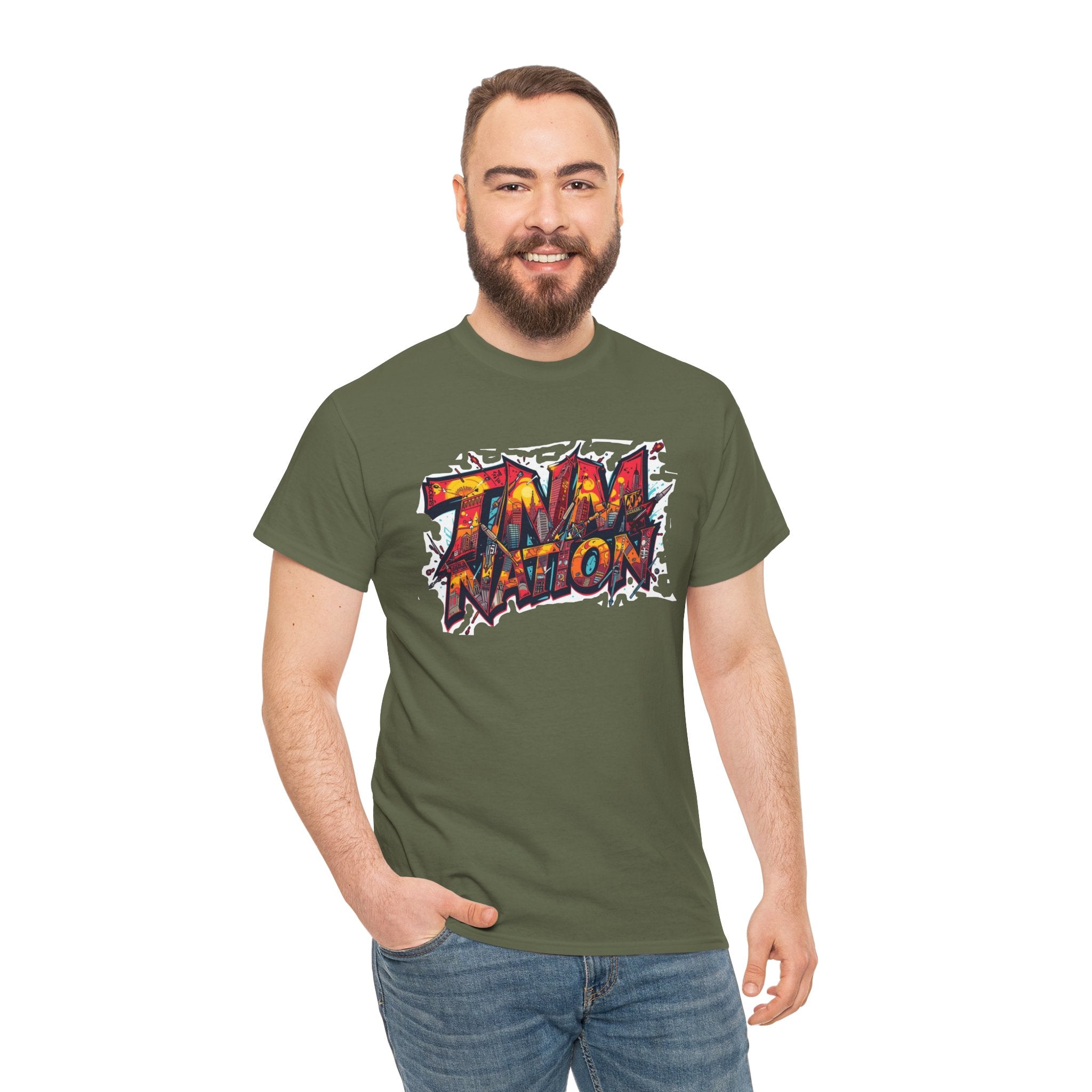 Tidal Nation Graffiti Tee - Urban Streetwear Graphic T-Shirt