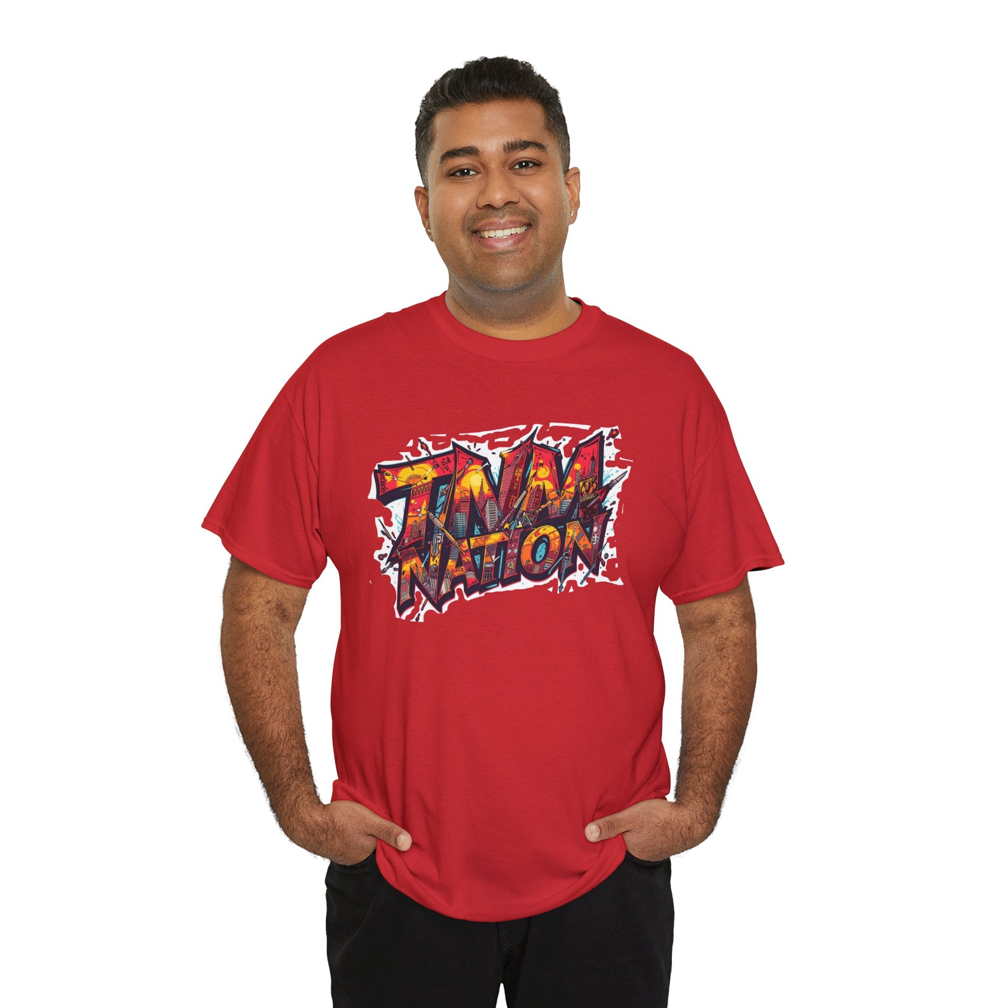 Tidal Nation Graffiti Tee - Urban Streetwear Graphic T-Shirt
