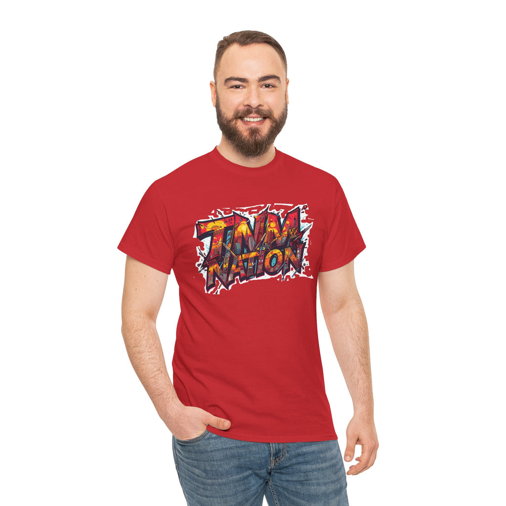 Tidal Nation Graffiti Tee - Urban Streetwear Graphic T-Shirt