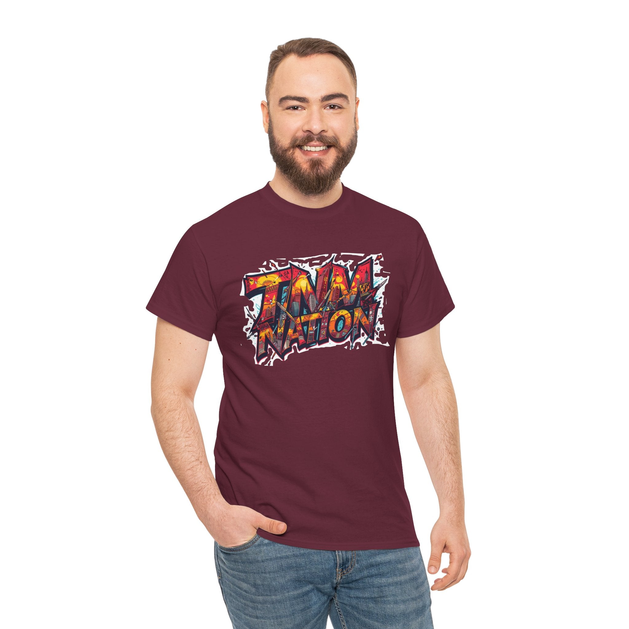 Tidal Nation Graffiti Tee - Urban Streetwear Graphic T-Shirt