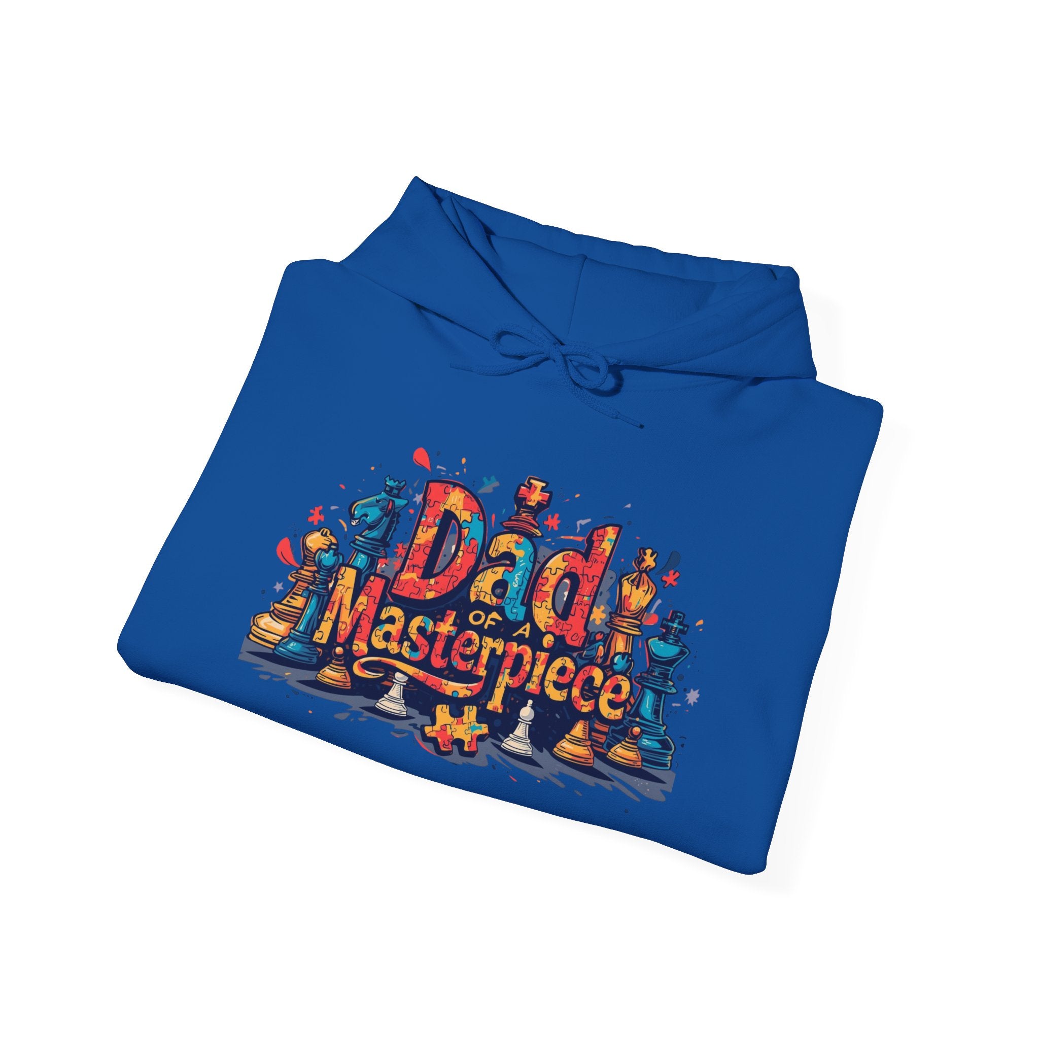 Dad Masterpiece Hoodie – Colorful Artistic Father’s Day Sweatshirt