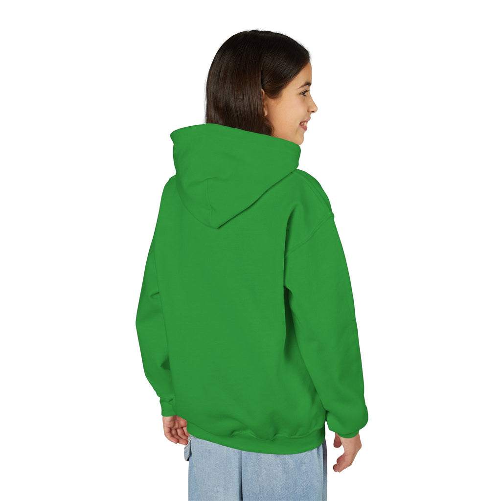 Youth Hoodie — "Why Is Everyone Rushing Me?" Colorful Comic Graphic