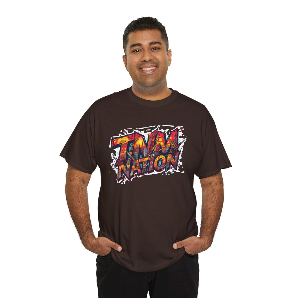 Tidal Nation Graffiti Tee - Urban Streetwear Graphic T-Shirt