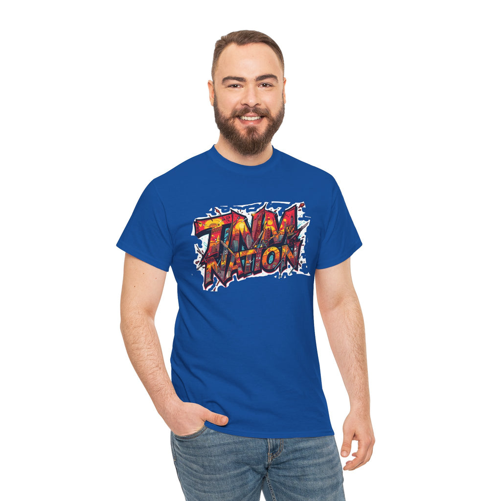 Tidal Nation Graffiti Tee - Urban Streetwear Graphic T-Shirt