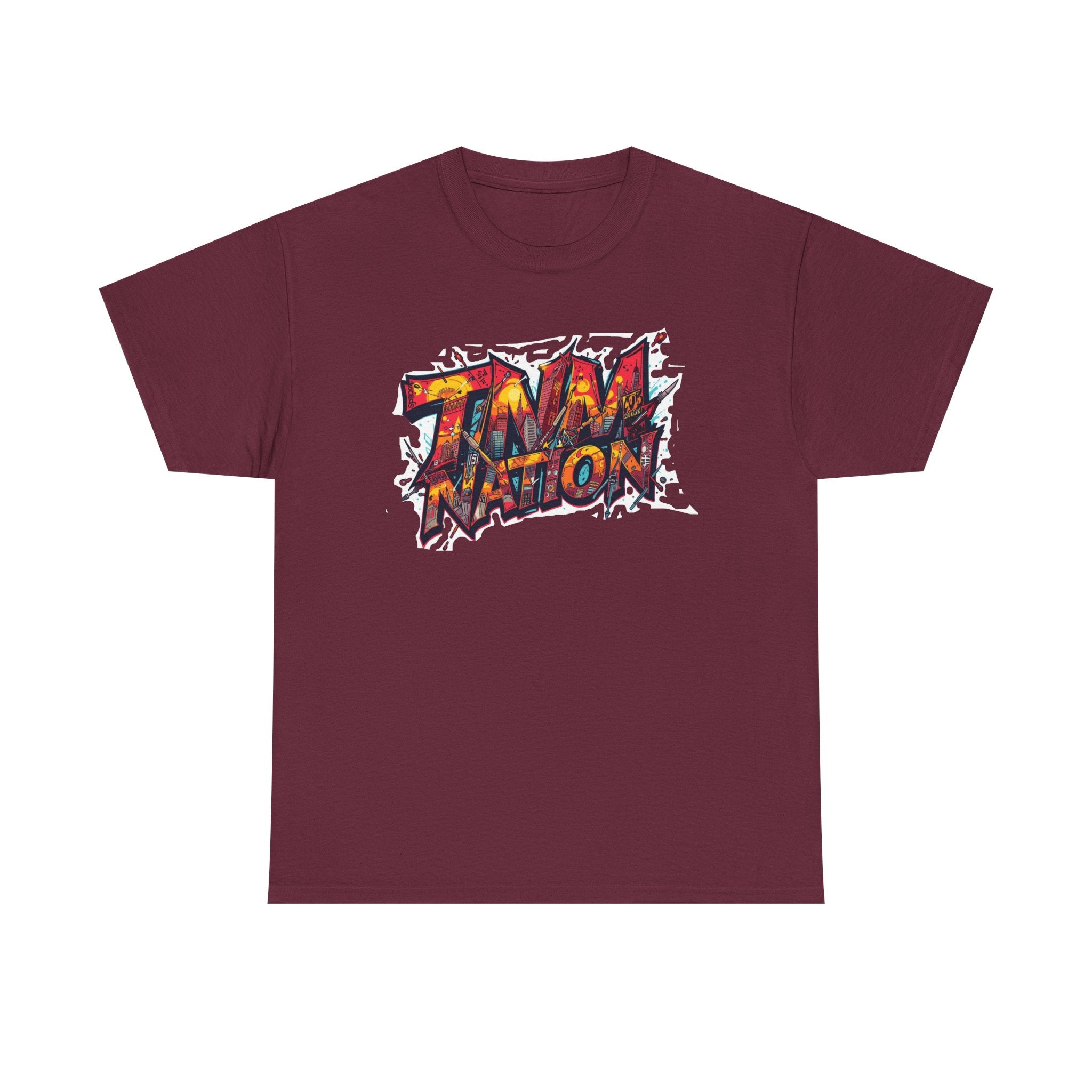 Tidal Nation Graffiti Tee - Urban Streetwear Graphic T-Shirt