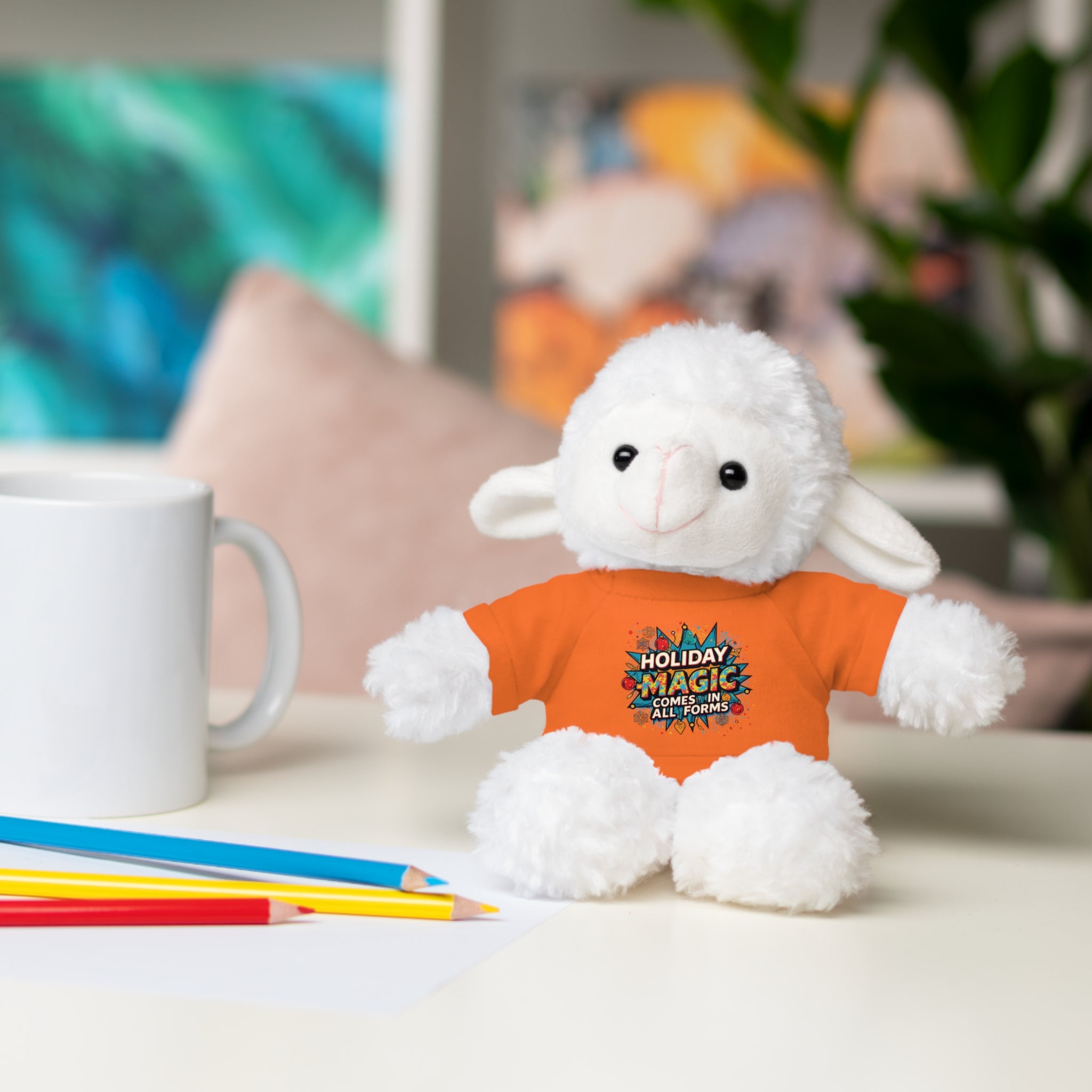 Holiday Magic Bear — Plush Teddy with 'Holiday Magic Comes in All Forms' Tee