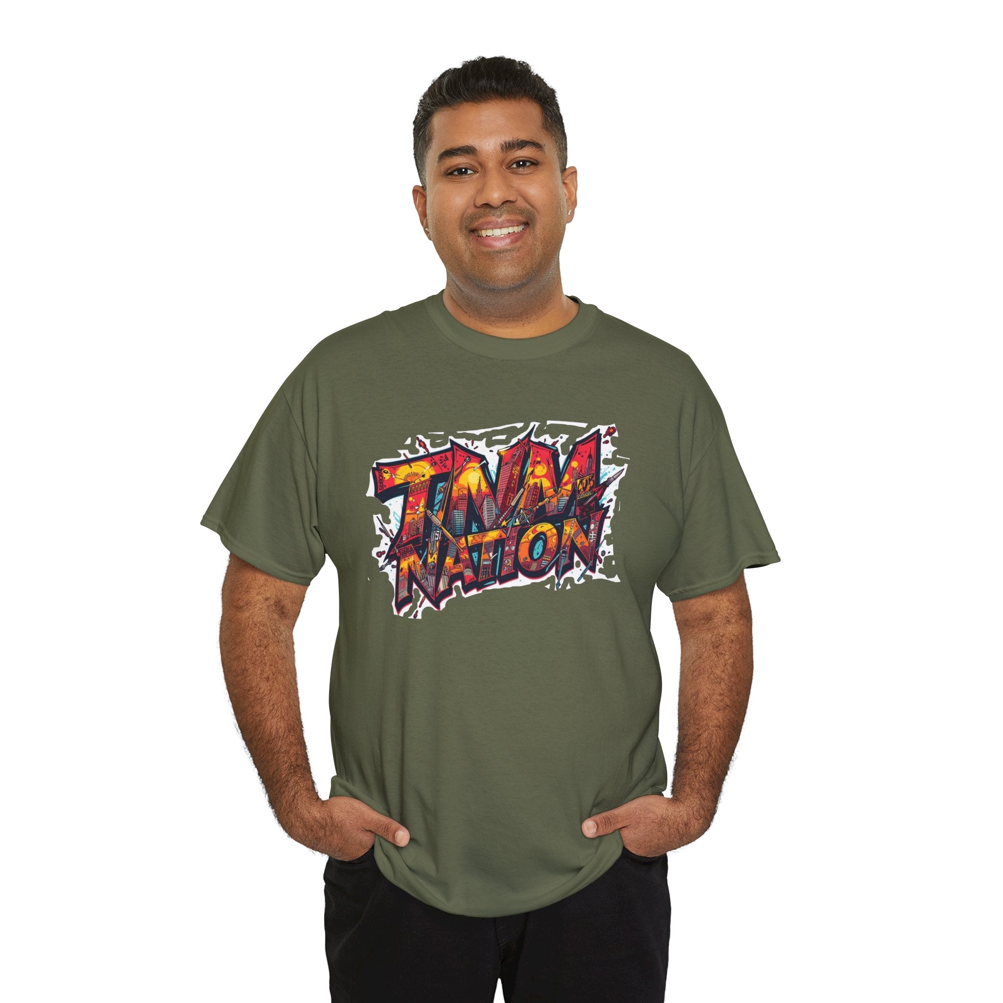 Tidal Nation Graffiti Tee - Urban Streetwear Graphic T-Shirt