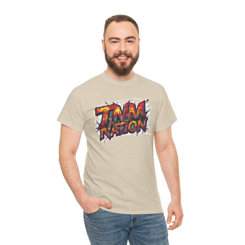 Tidal Nation Graffiti Tee - Urban Streetwear Graphic T-Shirt