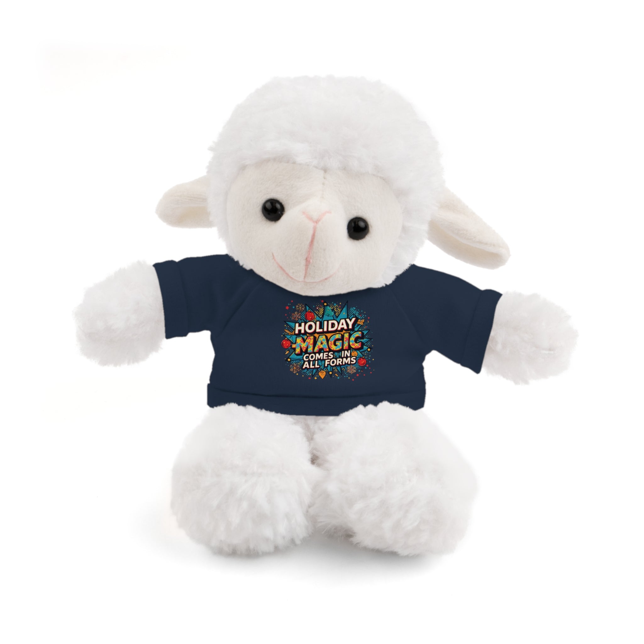 Holiday Magic Bear — Plush Teddy with 'Holiday Magic Comes in All Forms' Tee